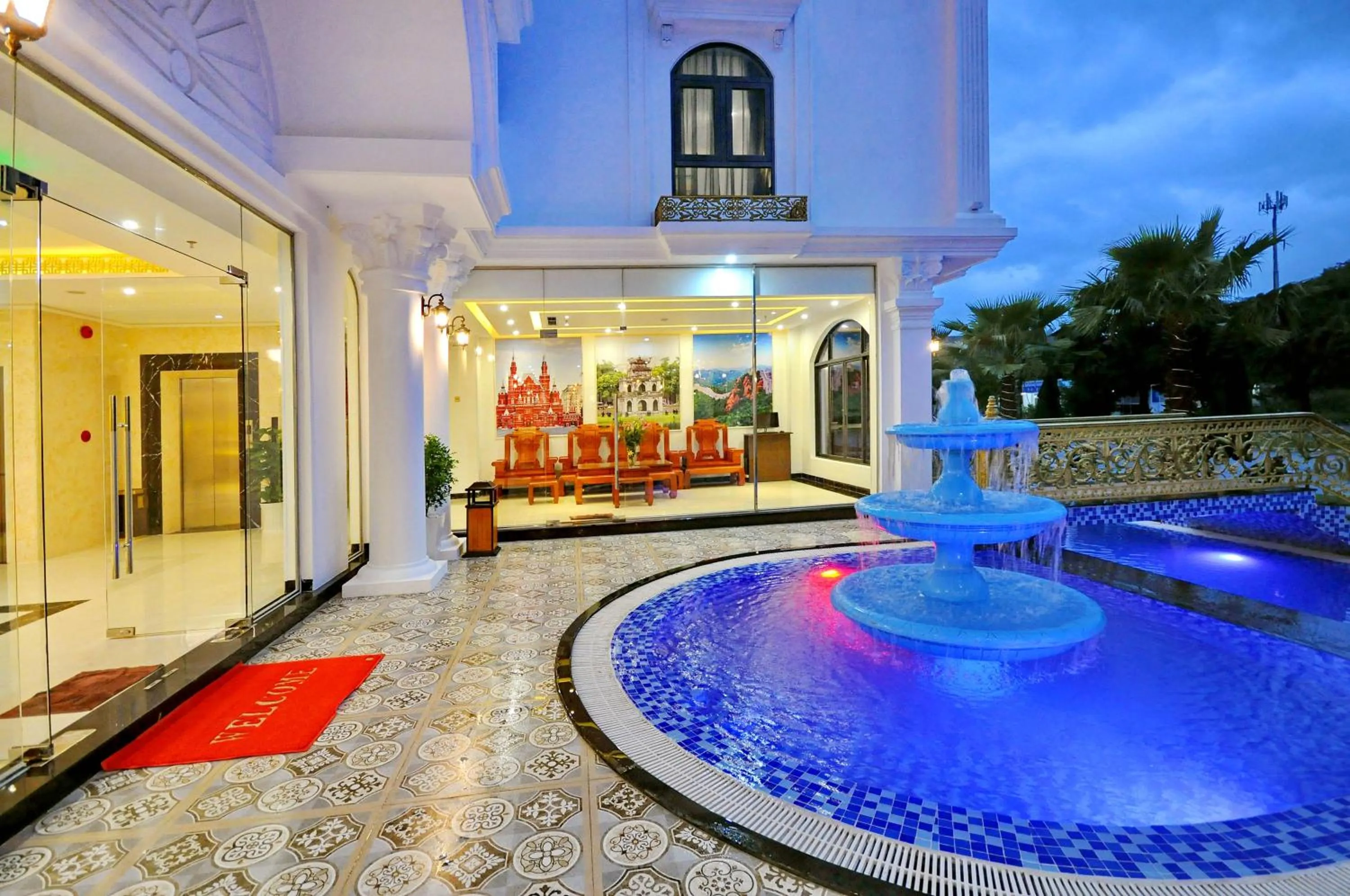 Property building in Crown Nguyen Hoang Hotel