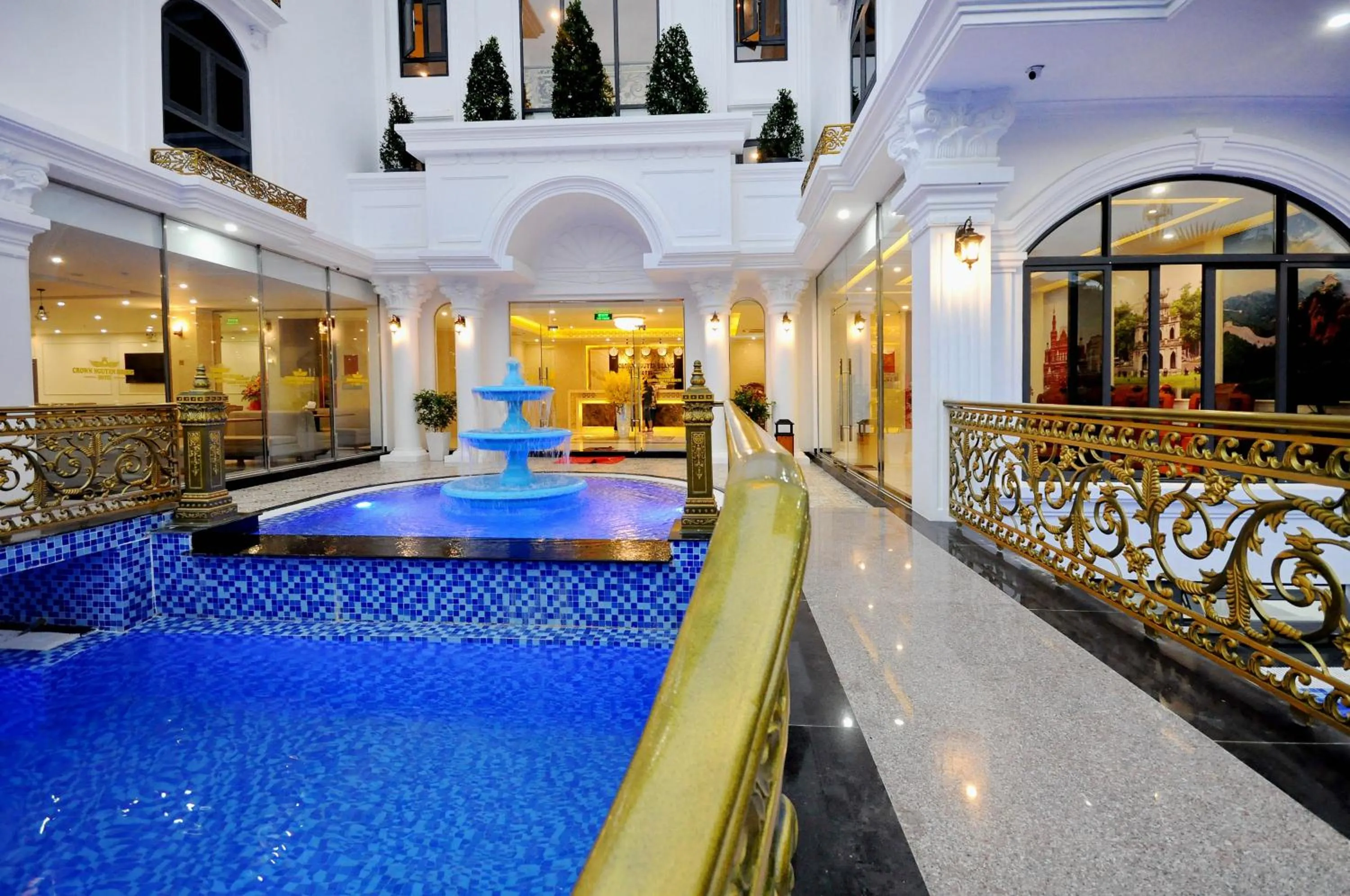 Swimming pool in Crown Nguyen Hoang Hotel