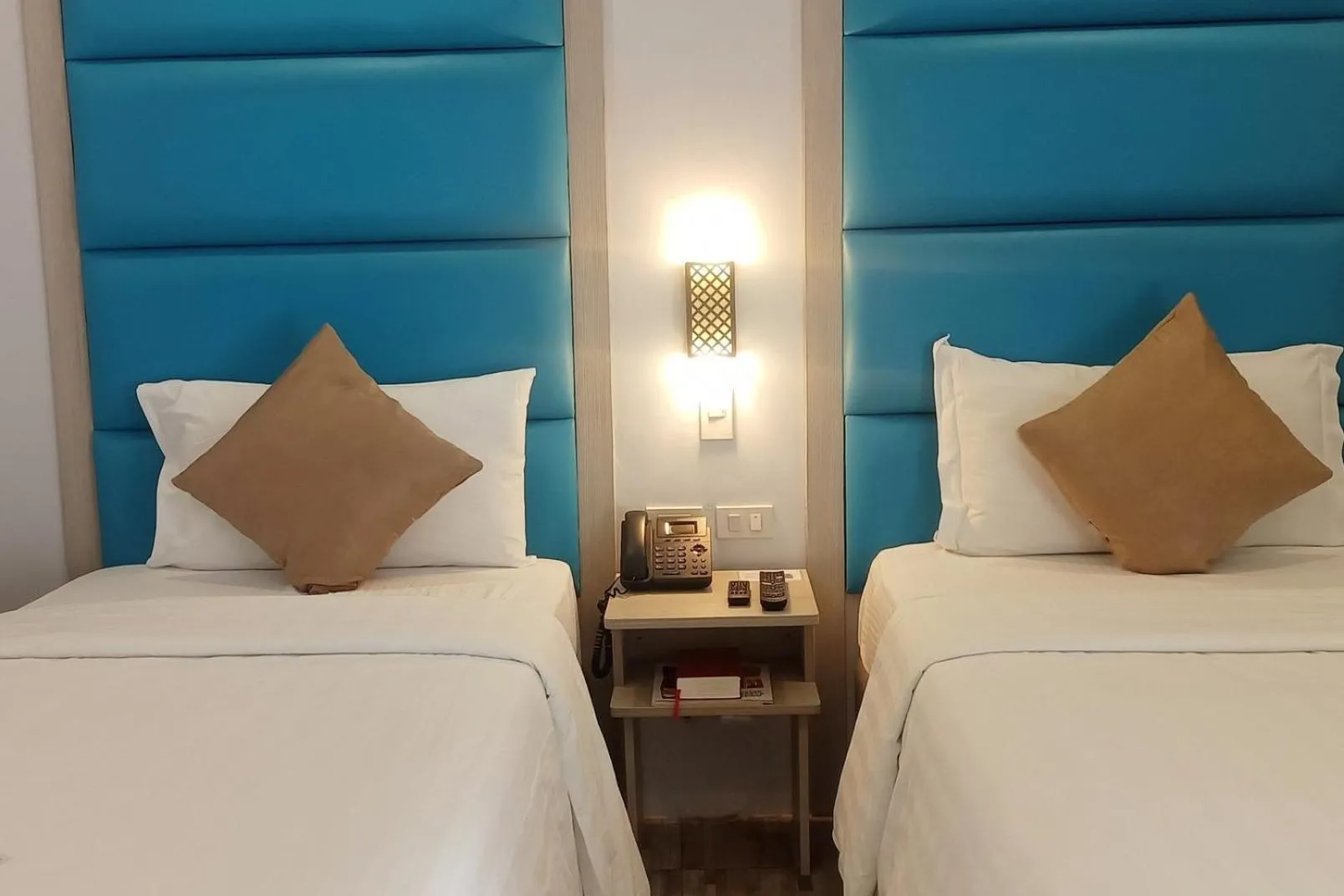 Bed in Amethyst Boutique Hotel Cebu powered by Cocotel