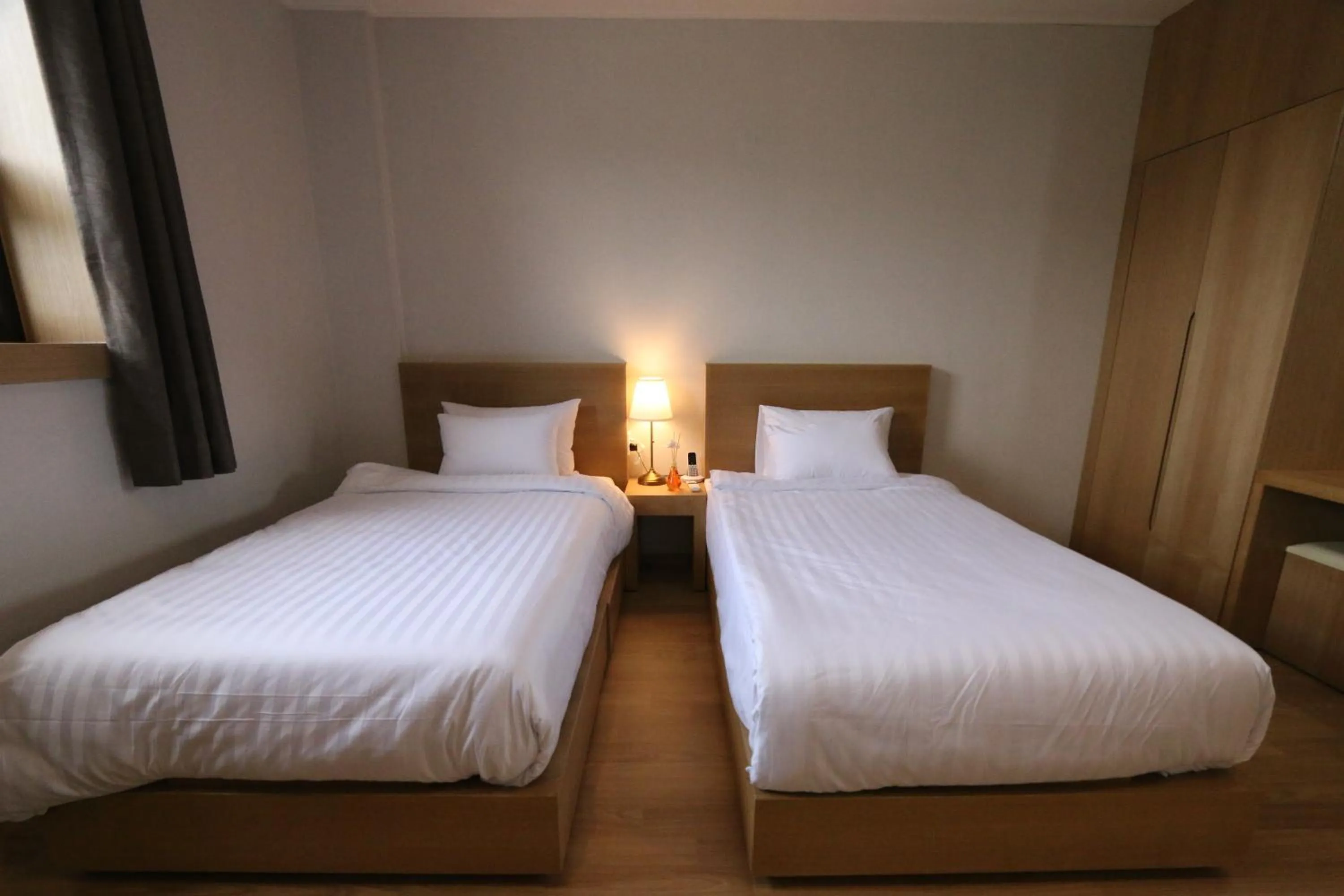 Bed in Daedunsan Hotel