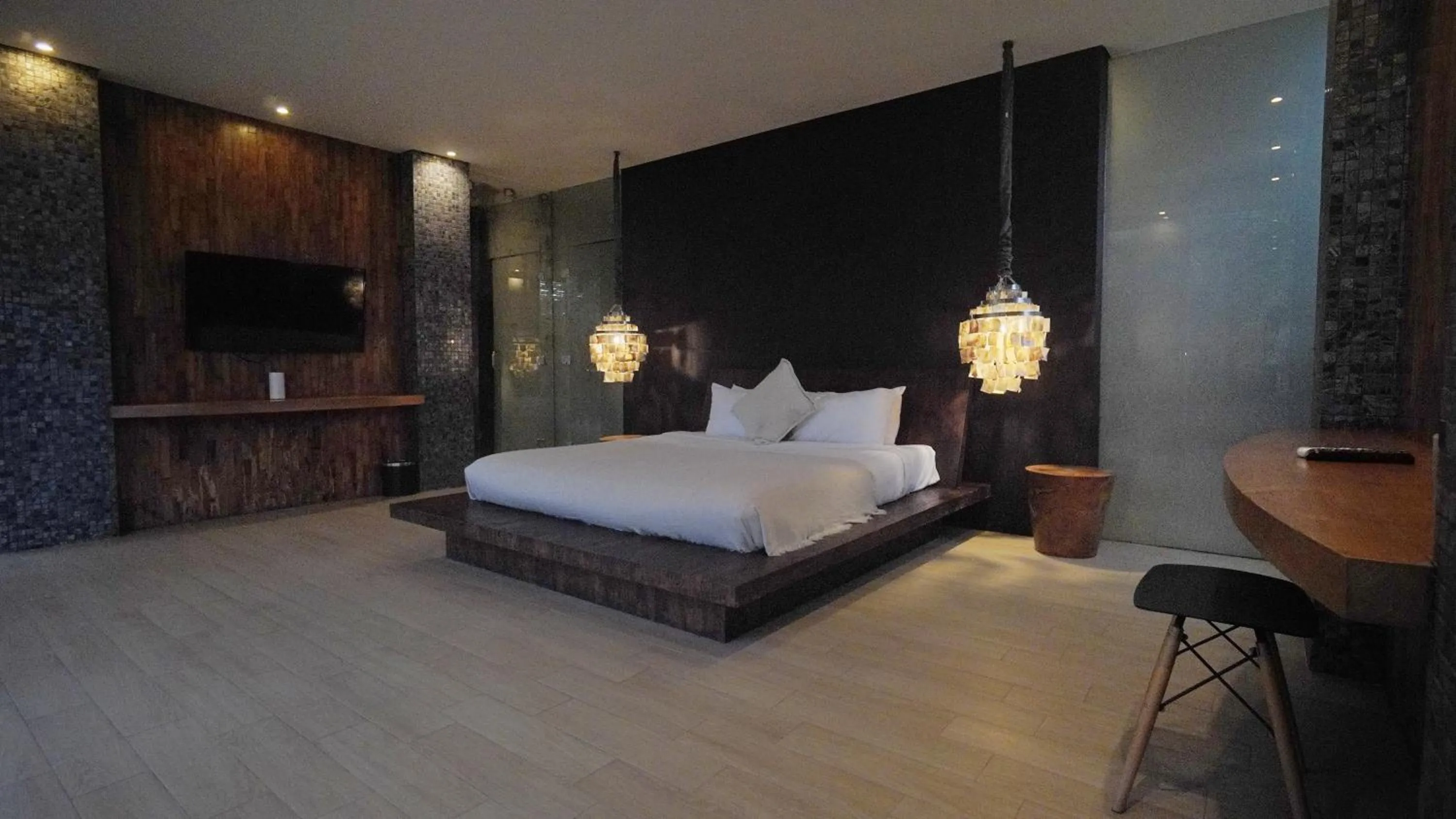 Bed in Sandhya Villa Ubud