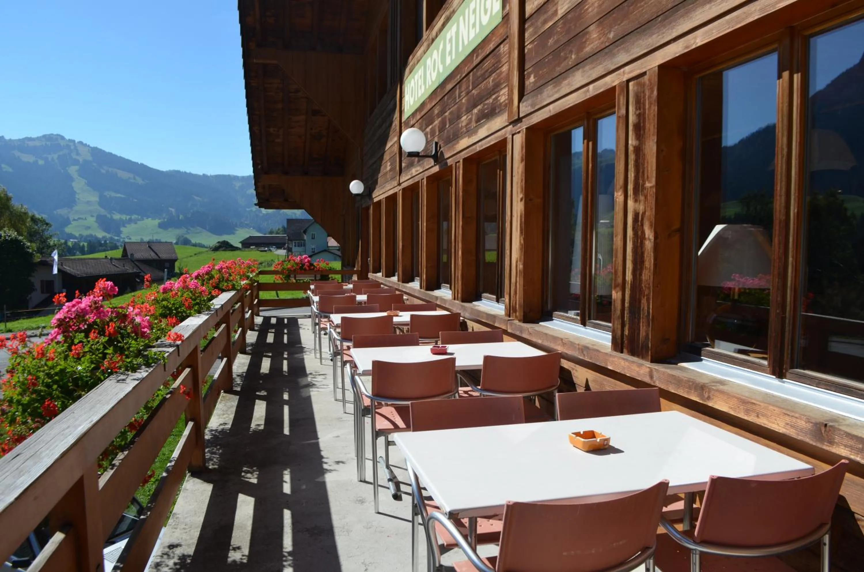 Balcony/Terrace in Hotel Roc et Neige