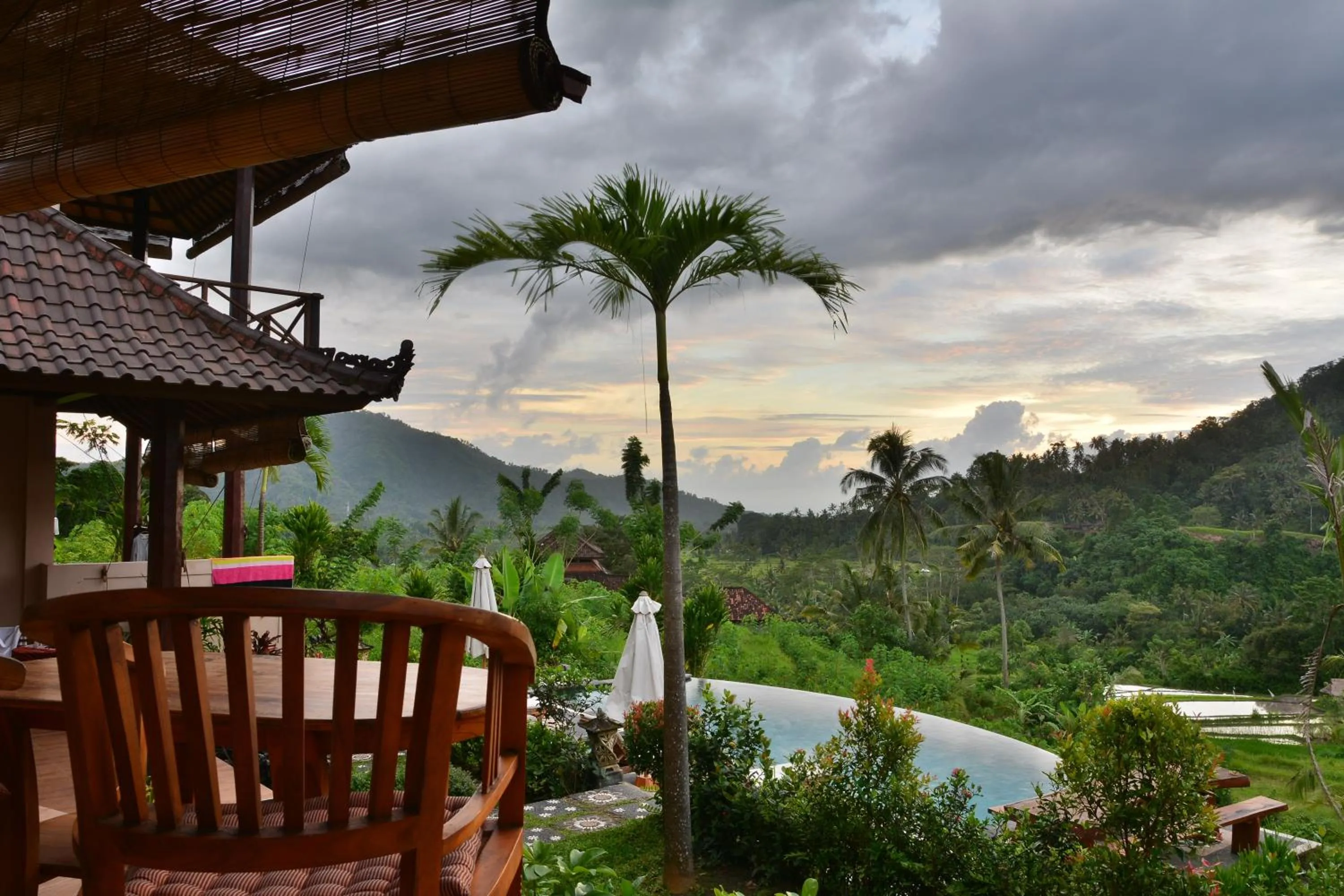 Balcony/Terrace in Arta Nadi Villa