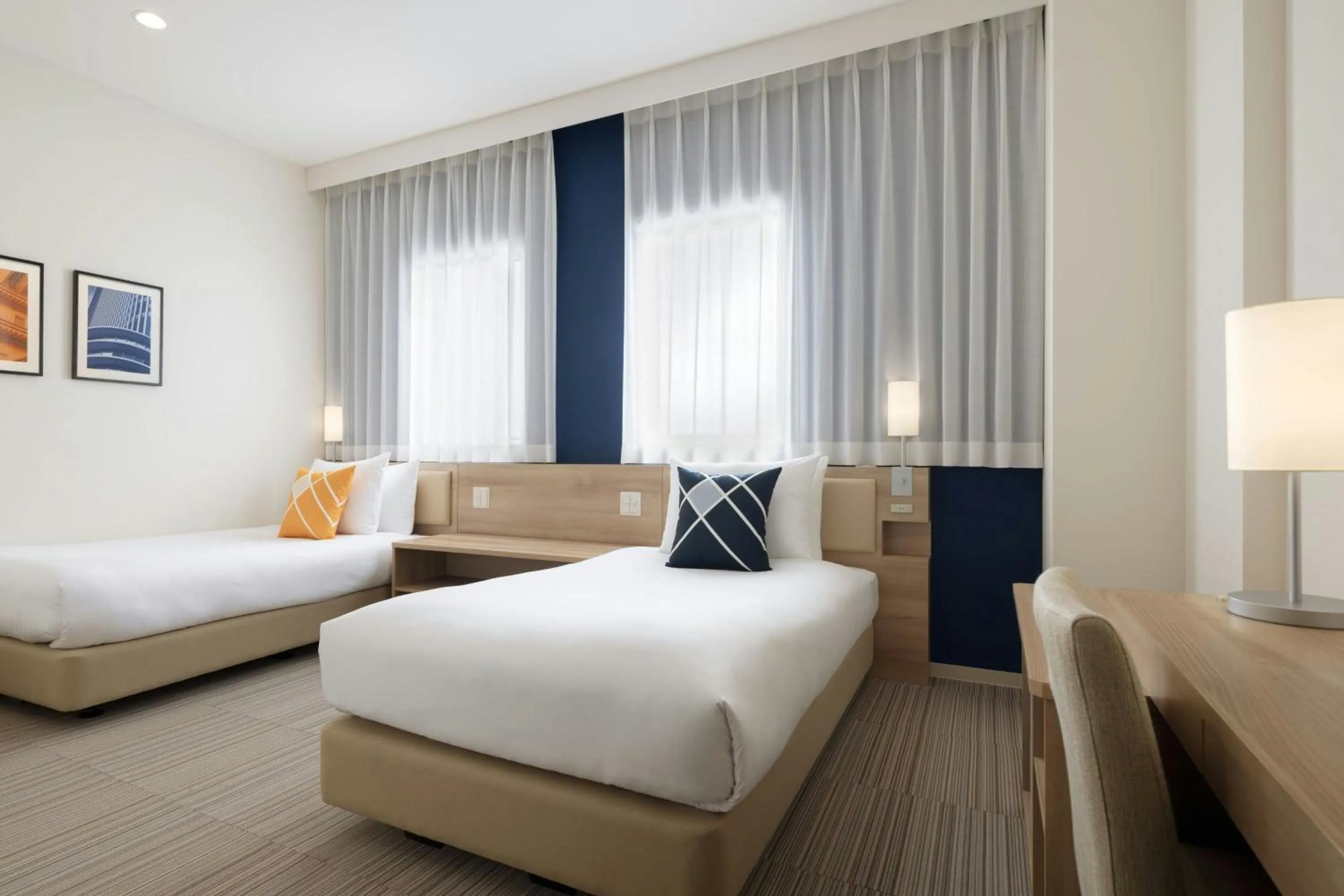 Photo of the whole room, Bed in UNIZO INN Osaka Kitahama