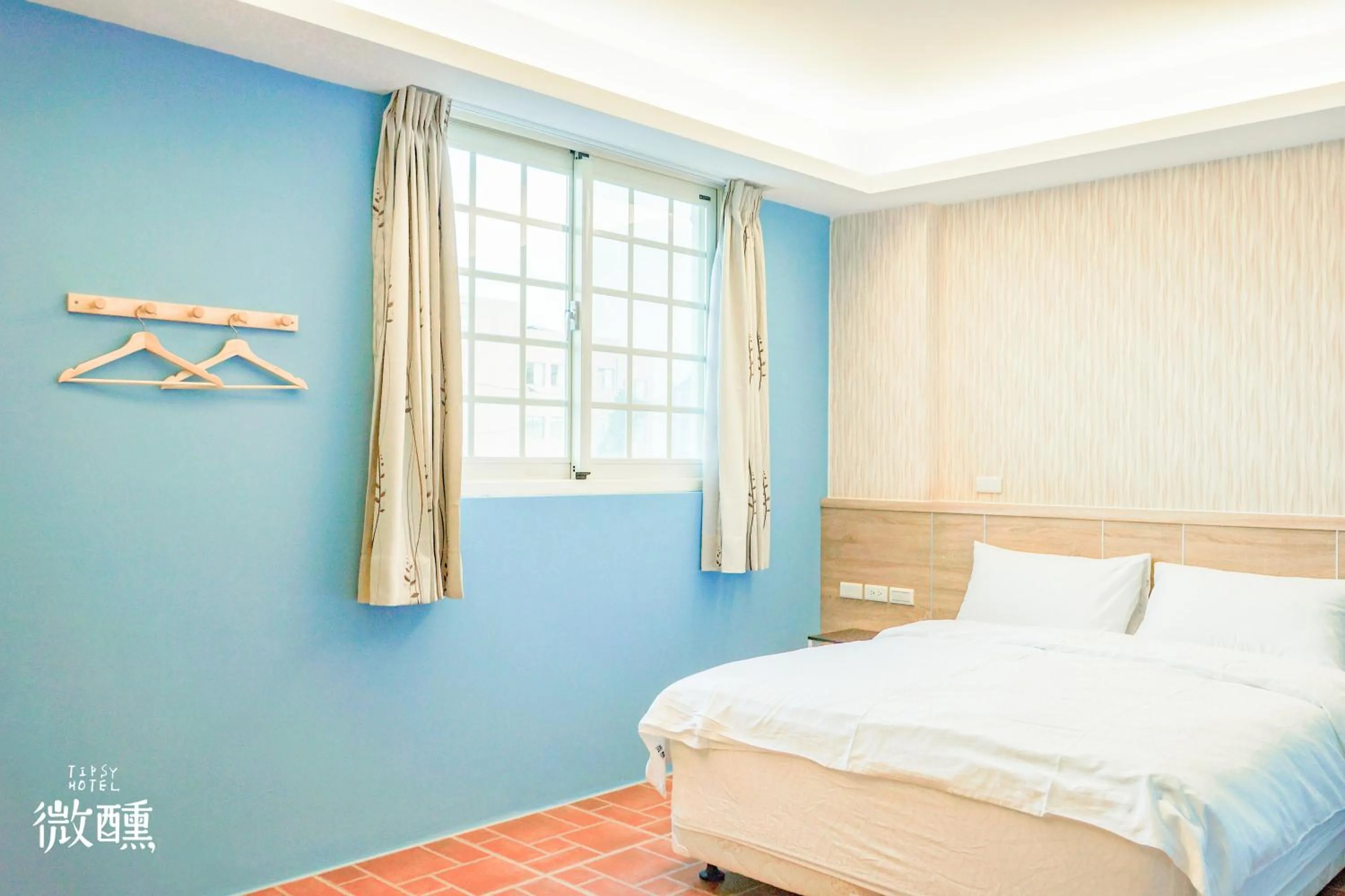 Bed in 金門微醺民宿 Kinmen TipsyHotel B&B