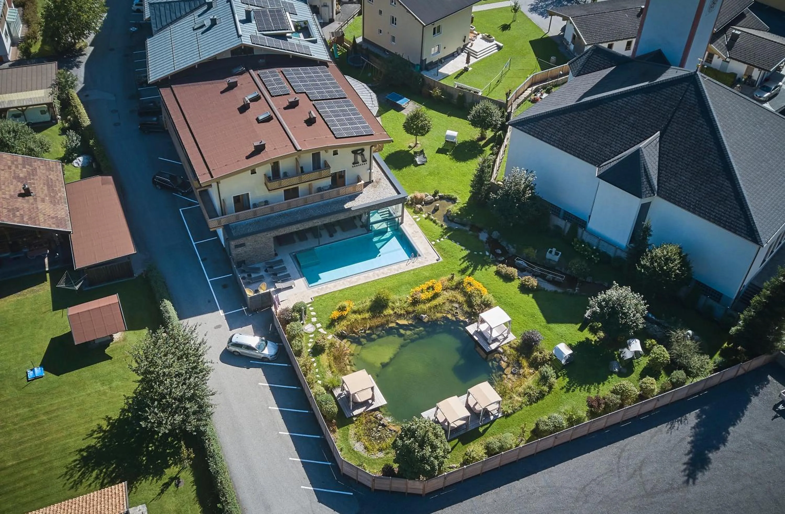 Bird's eye view in Hotel Römerhof