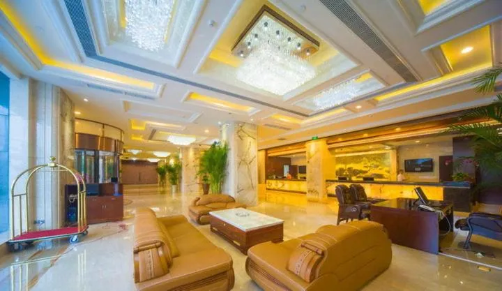 Lobby or reception in Ramada Chengdu North