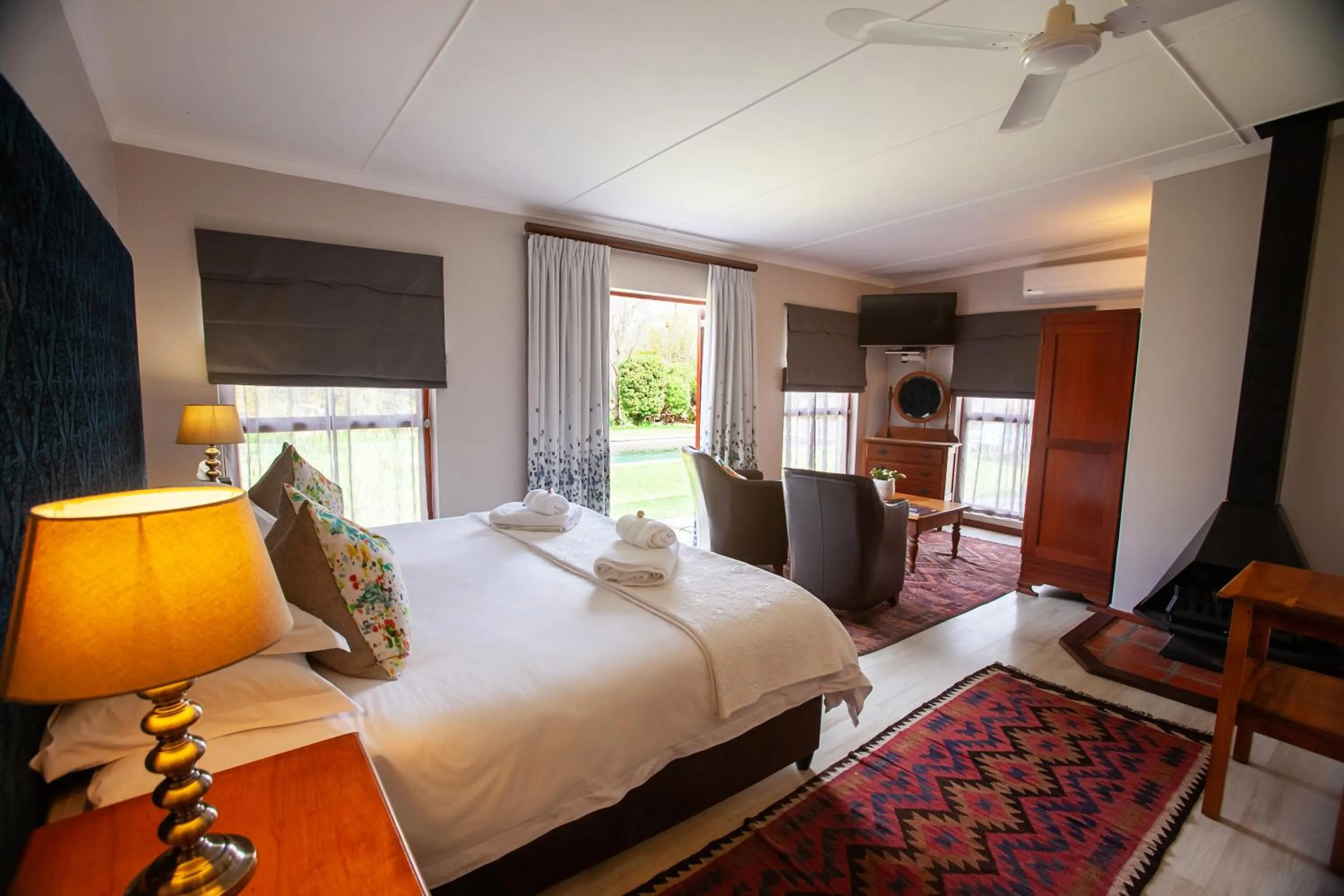 Living room, Bed in The Habit Guesthouse