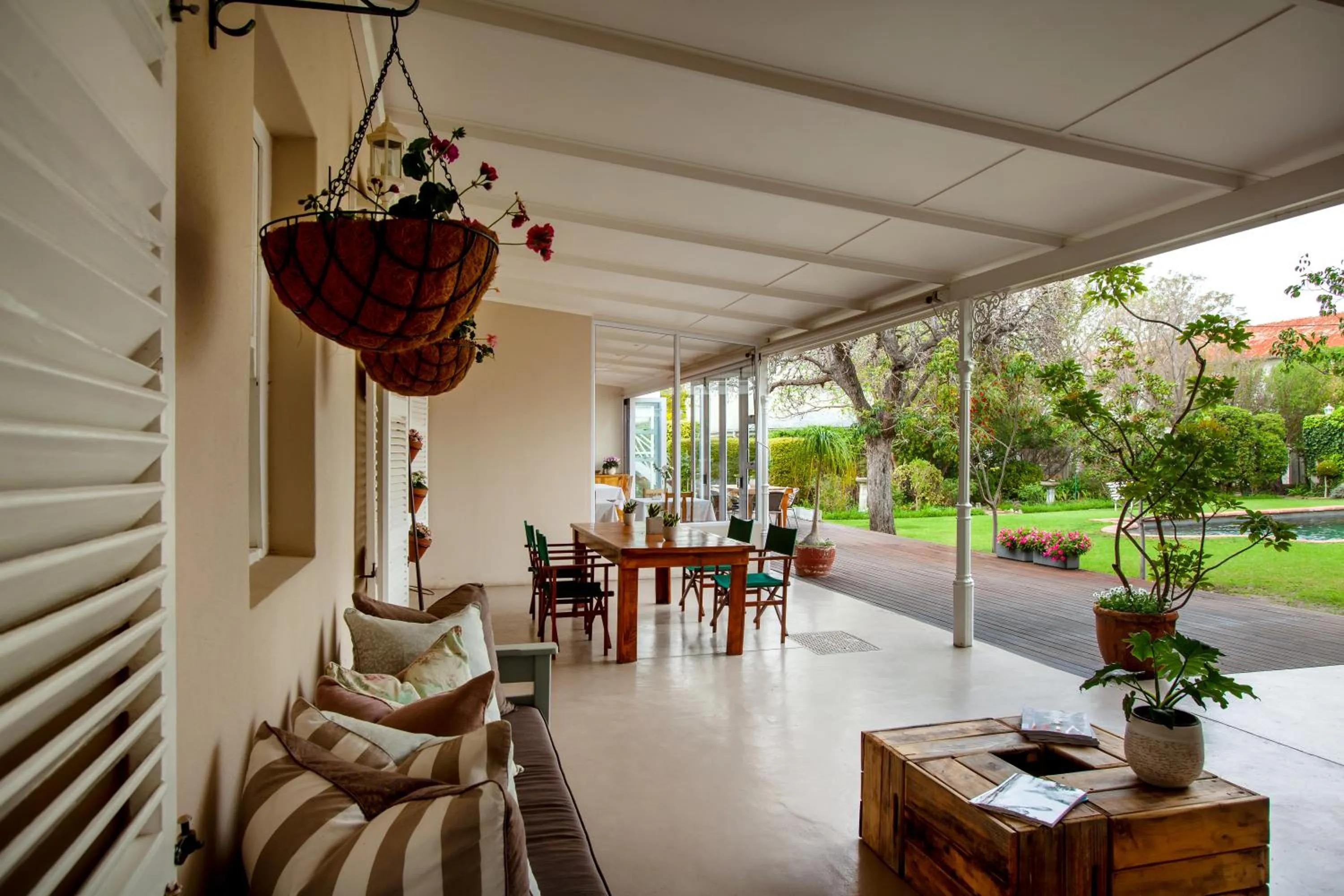 Patio in The Habit Guesthouse