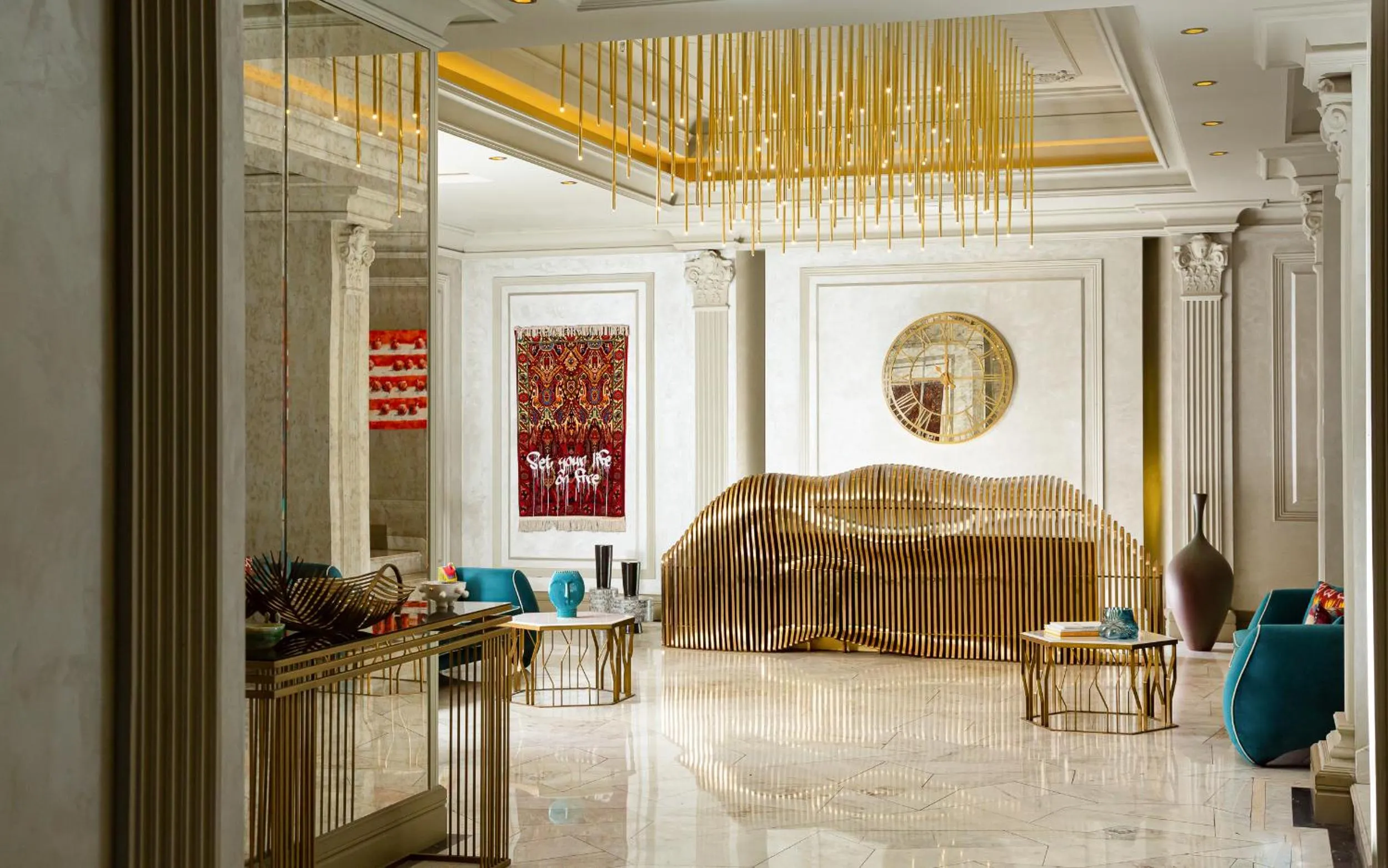 Bed in ART Gallery Hotel