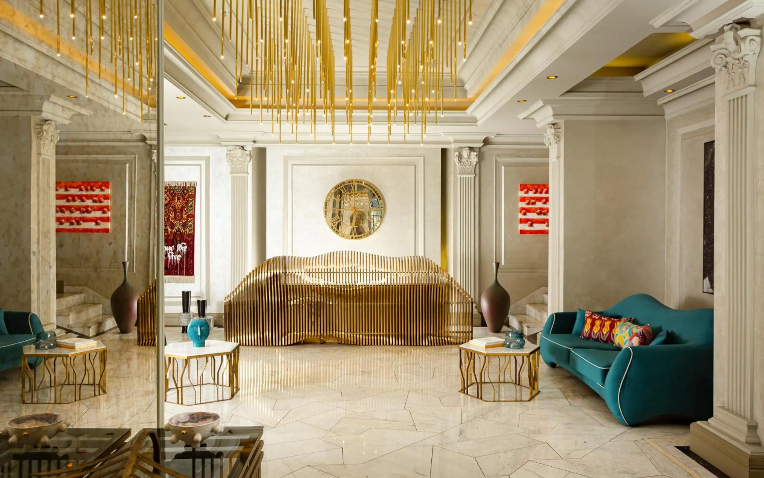 Bed in ART Gallery Hotel