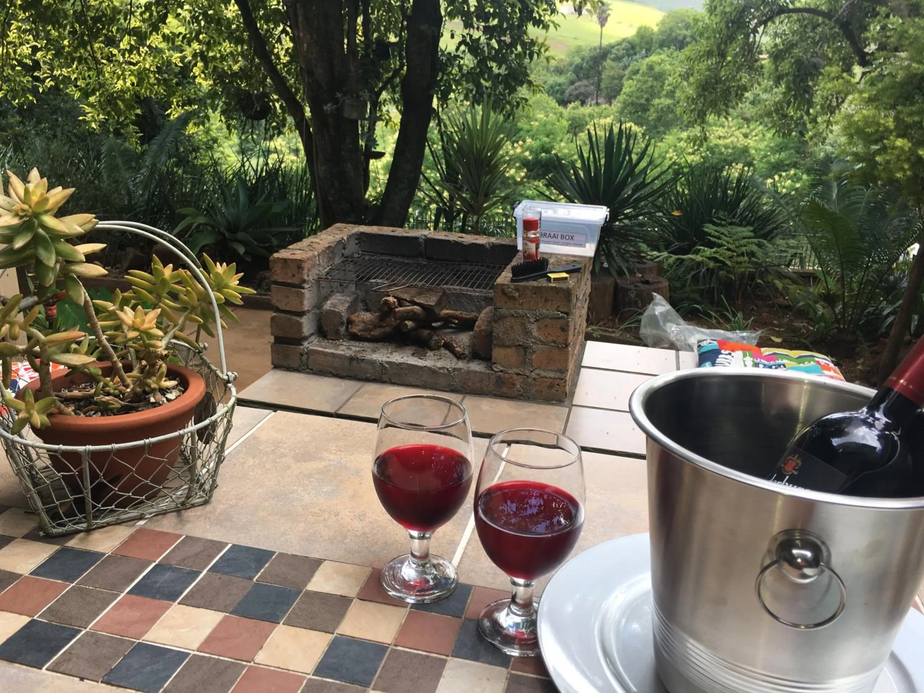 Patio in Sabie Self Catering Apartments