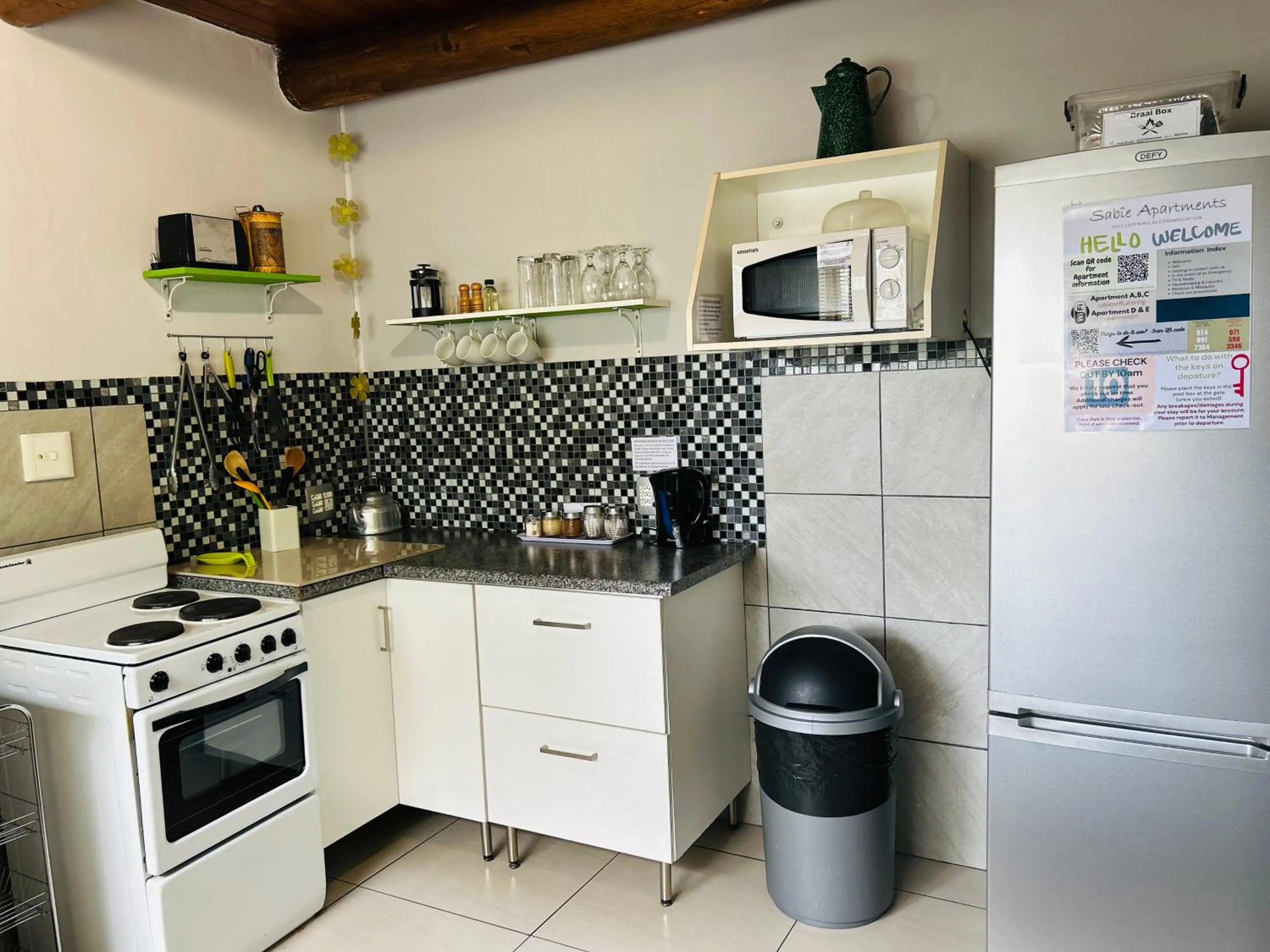 Coffee/tea facilities in Sabie Self Catering Apartments