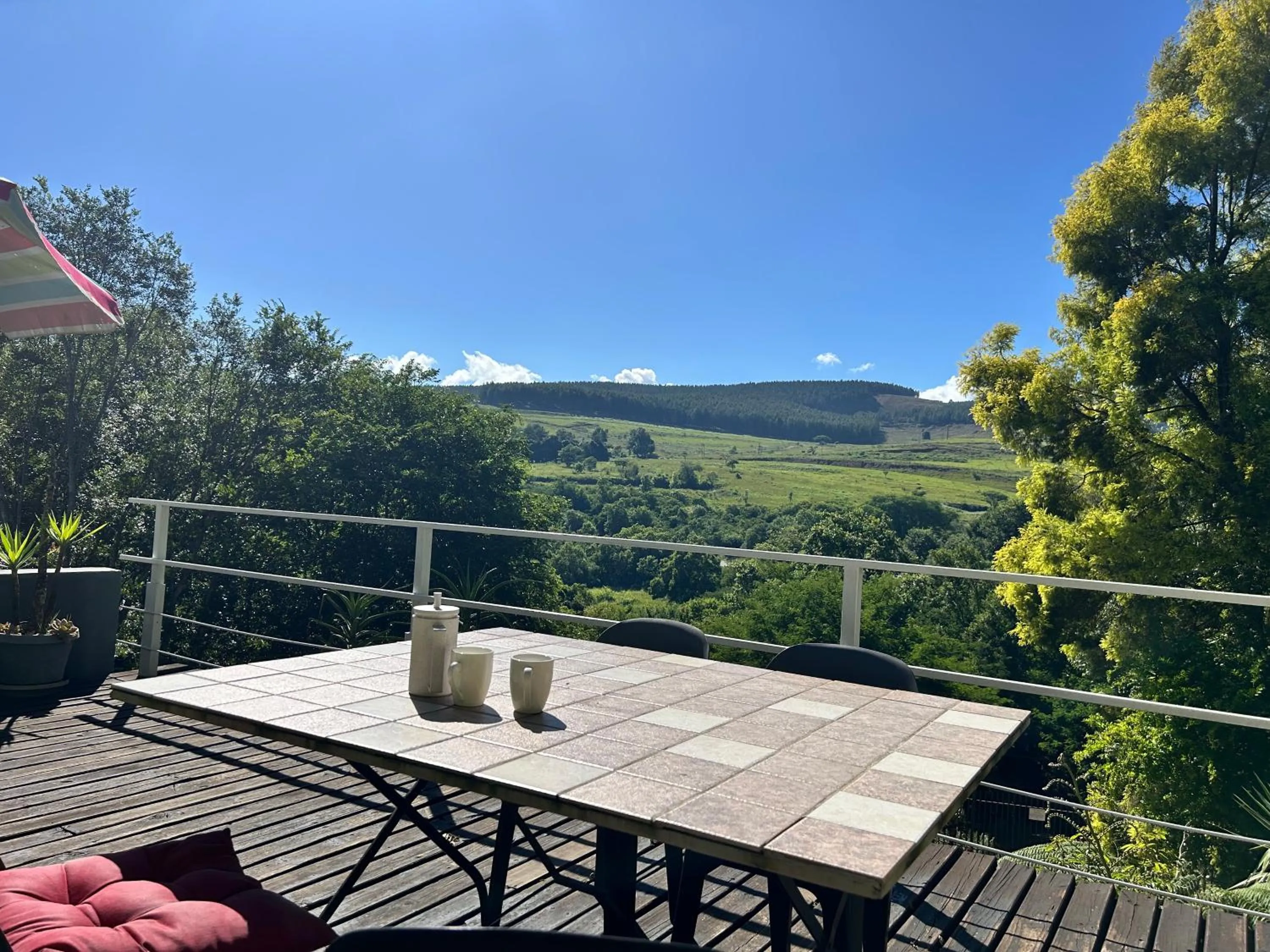 Patio in Sabie Self Catering Apartments