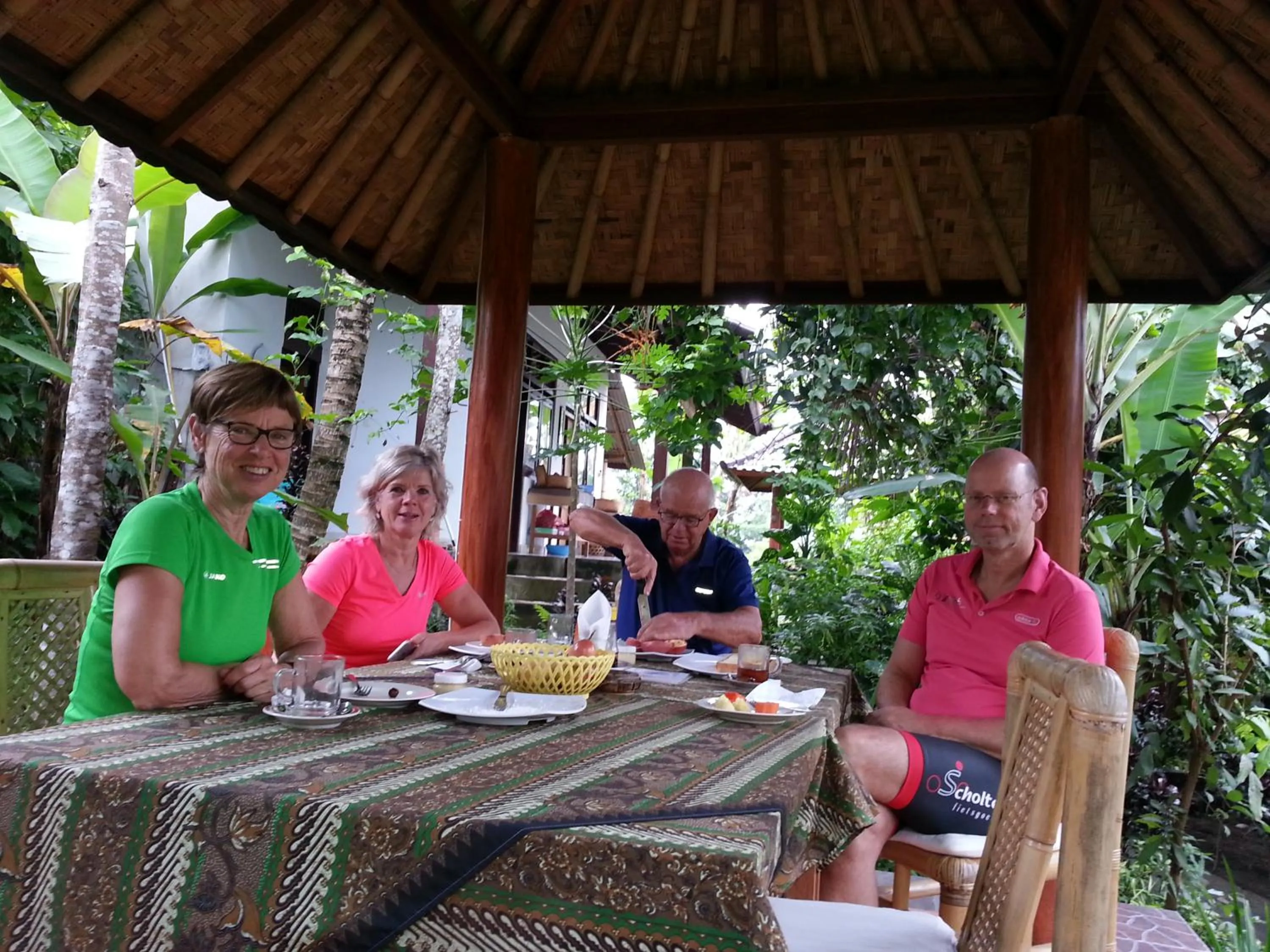 group of guests in Khrisna Hs and Cottages