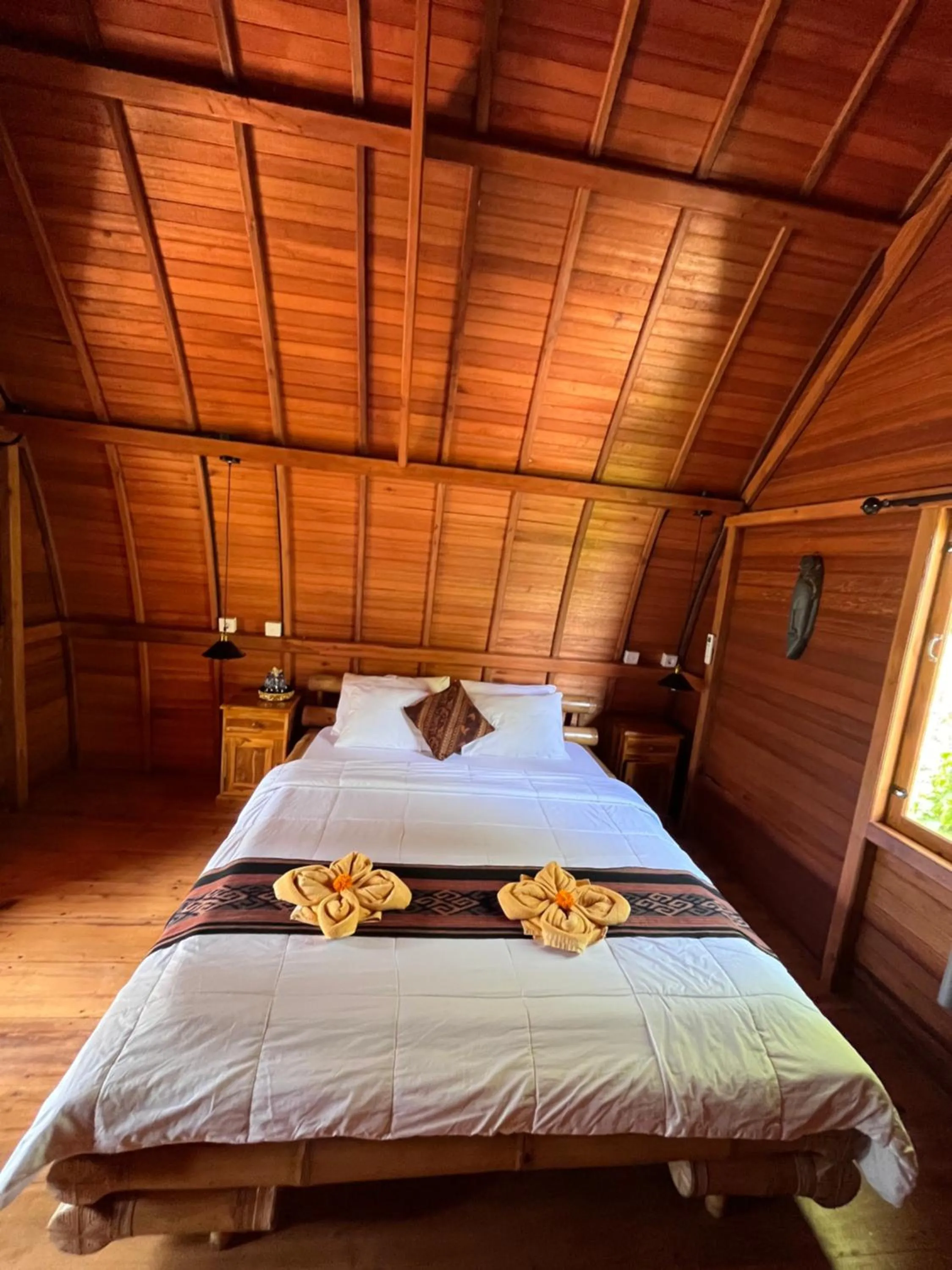 Bed in Khrisna Hs and Cottages