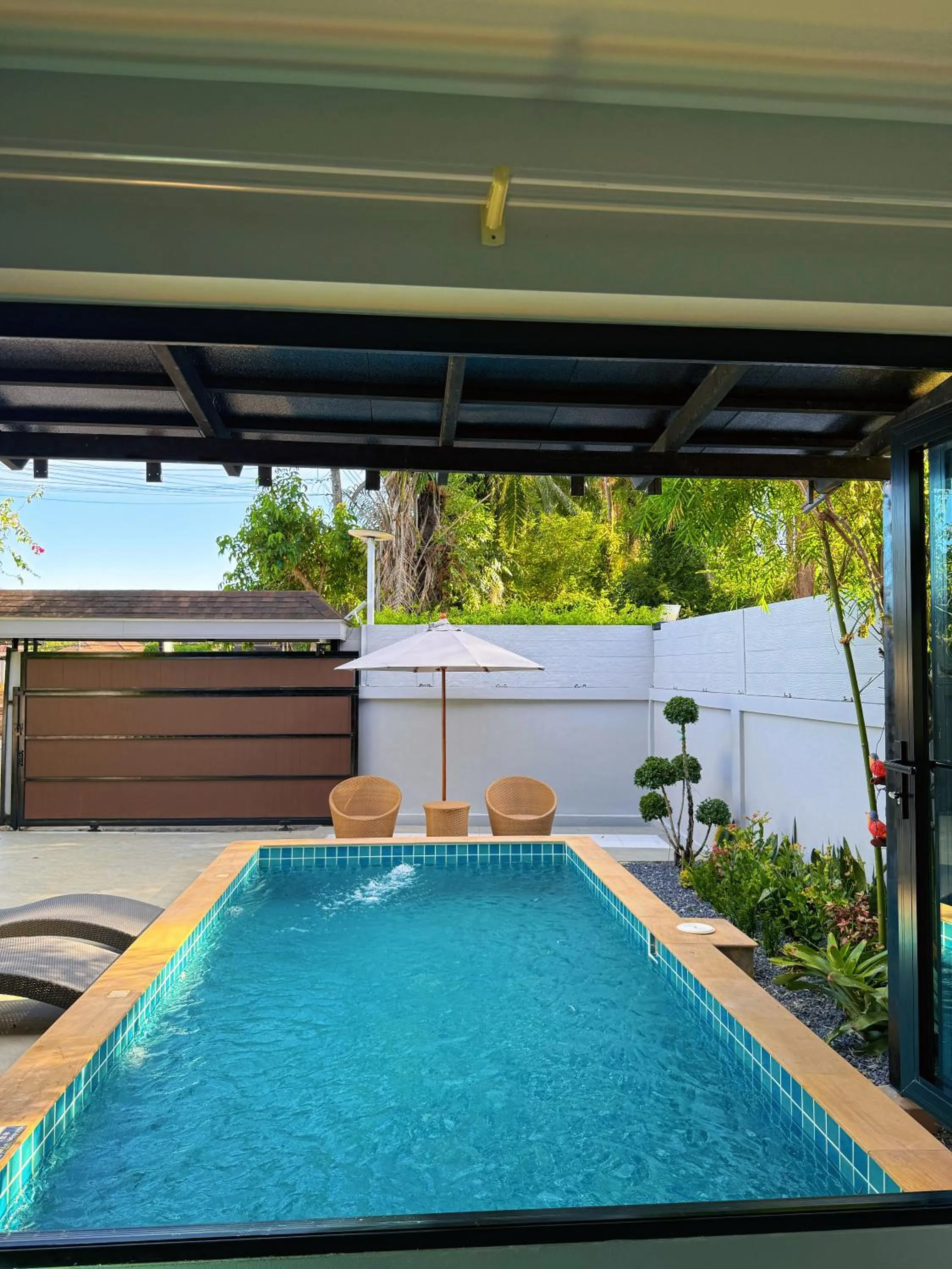 Pool view in Aonang nine poolvilla