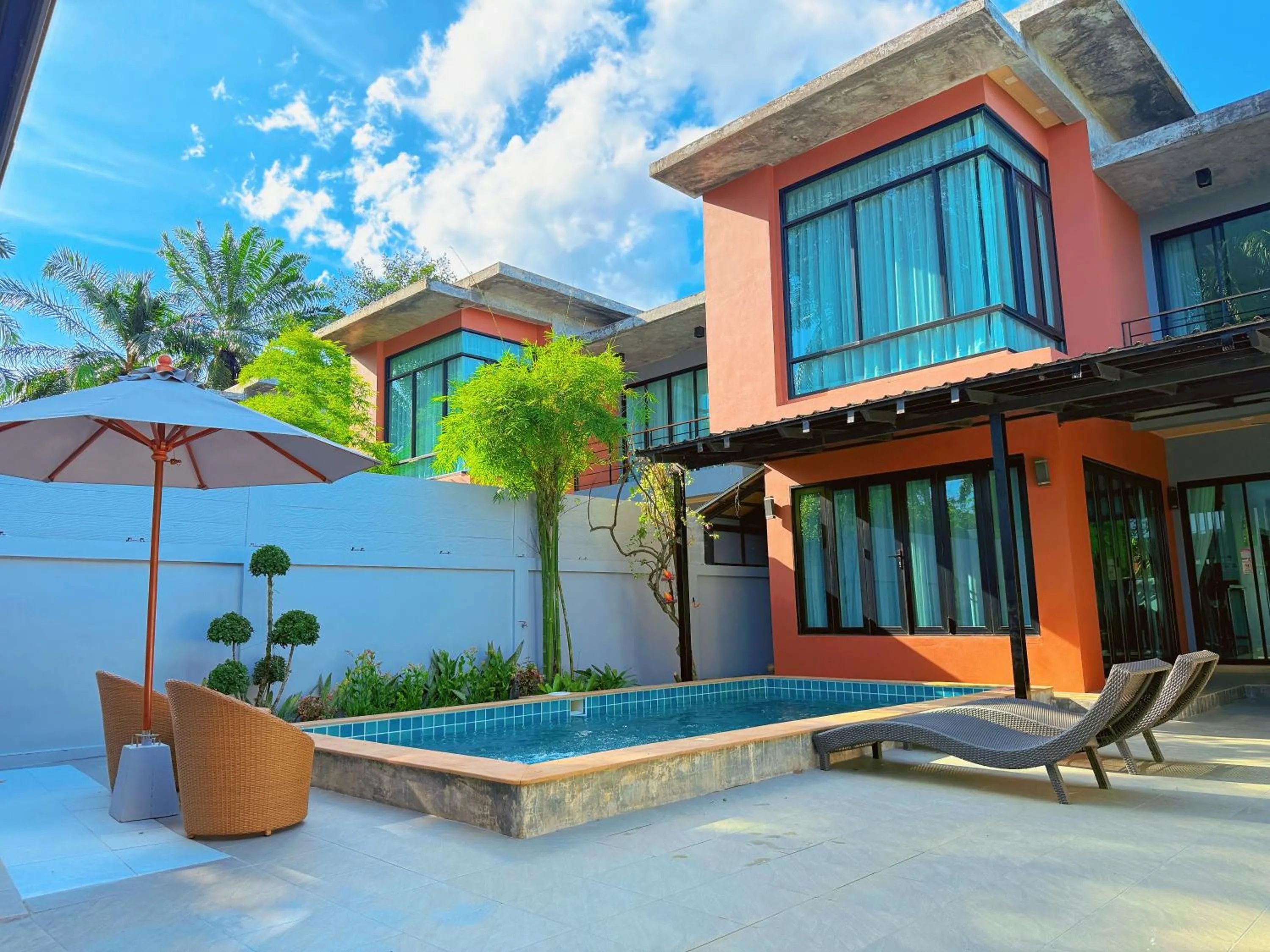 Property building in Aonang nine poolvilla