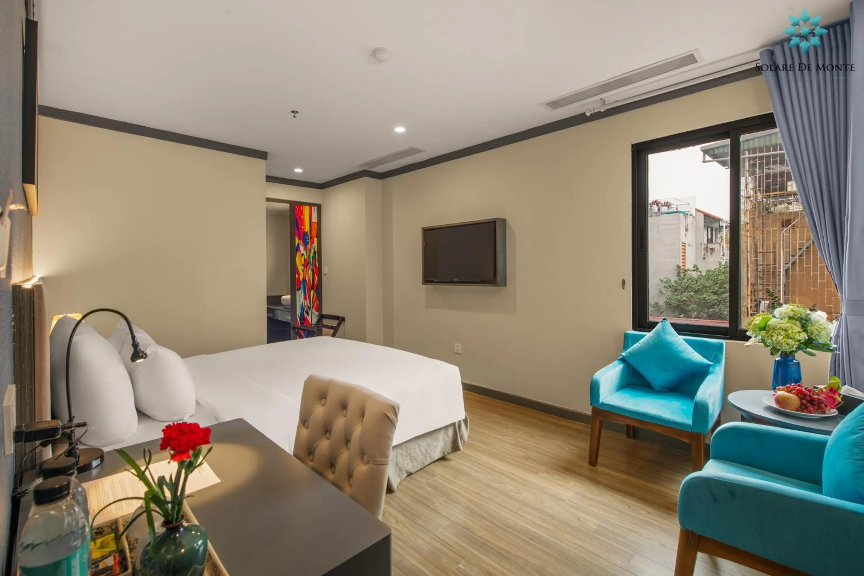 Shower, Bed in Solare De Monte Hotel & Spa