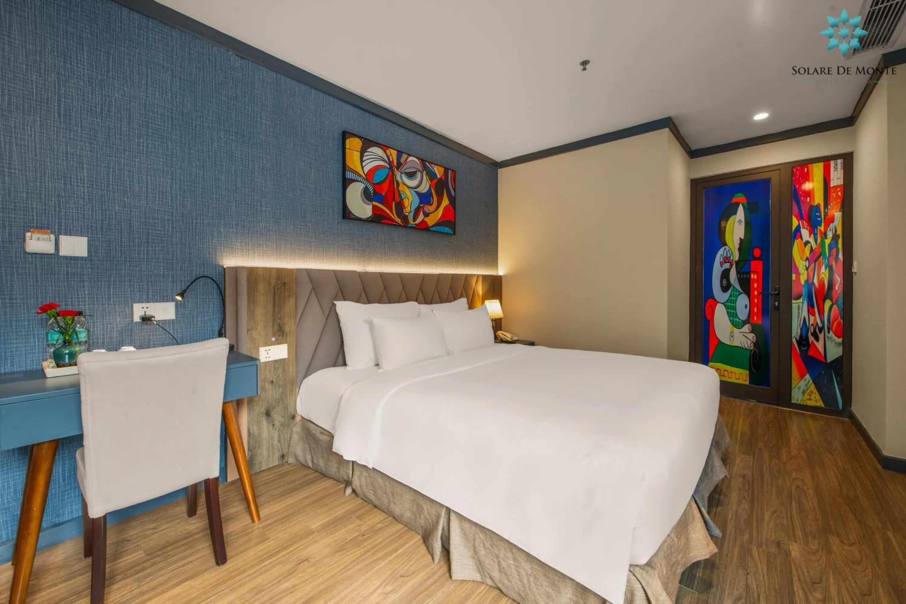 Bed in Solare De Monte Hotel & Spa