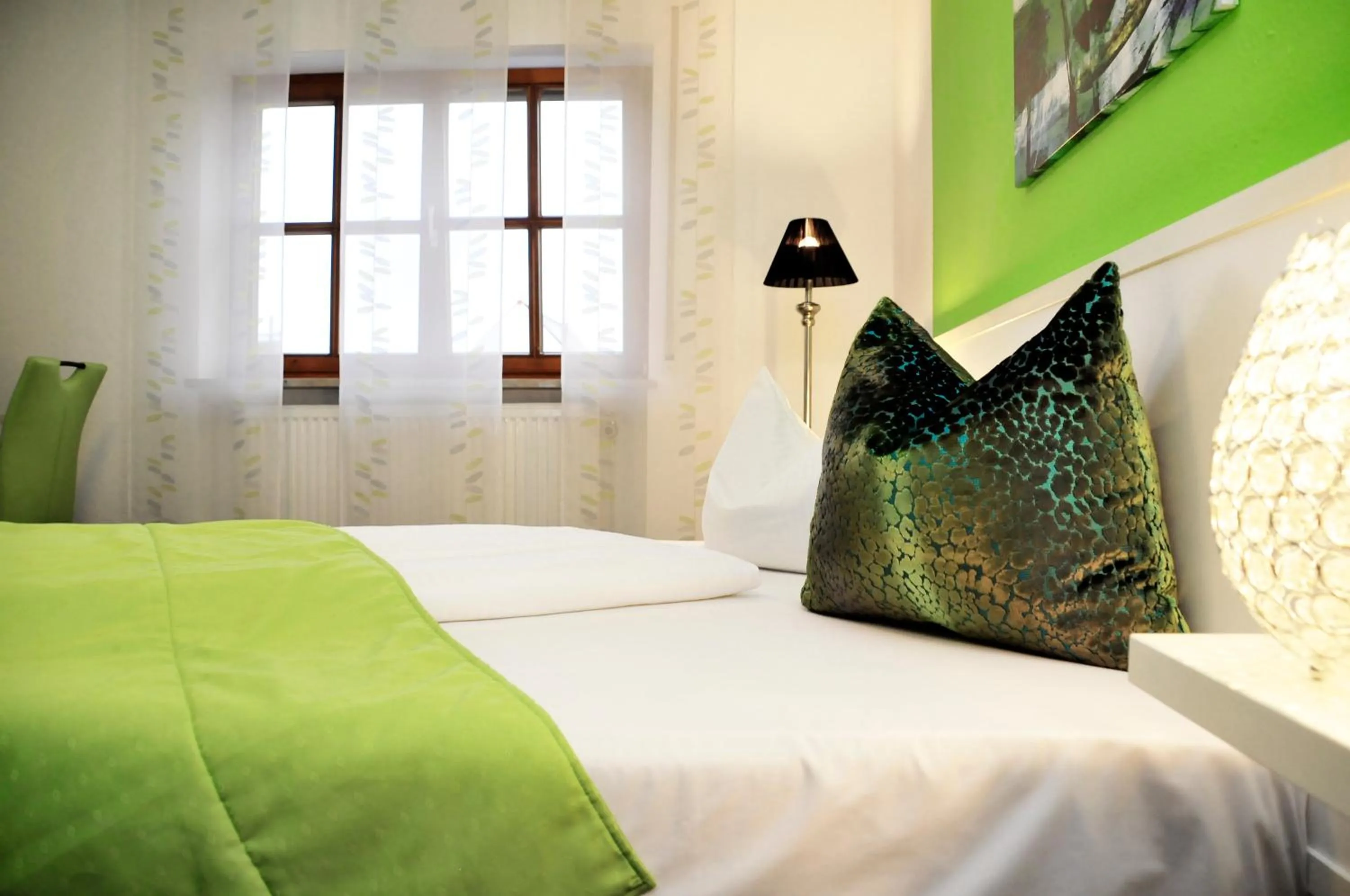 Bed in Hotel zum Brunnen