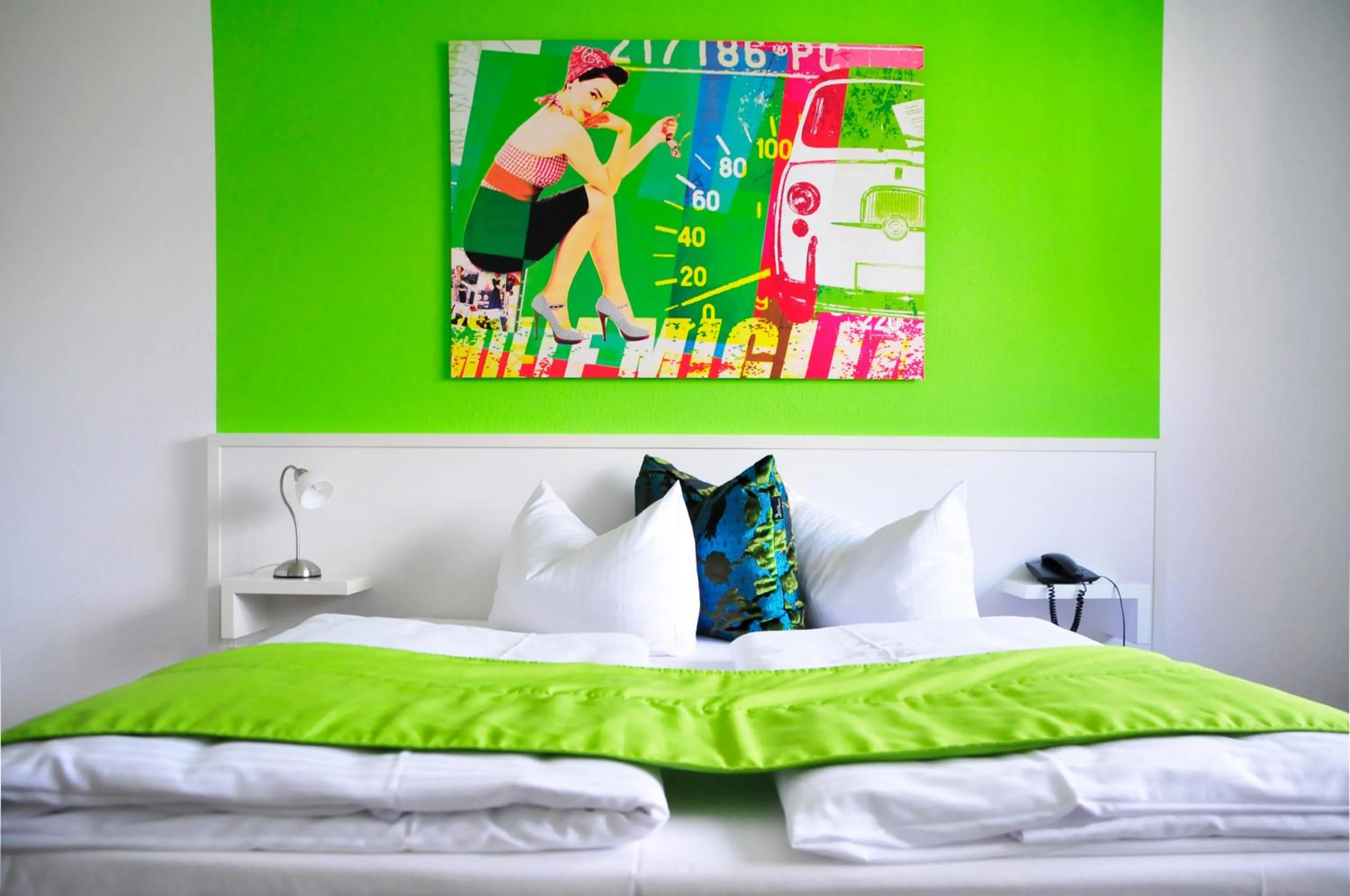 Bed in Hotel zum Brunnen