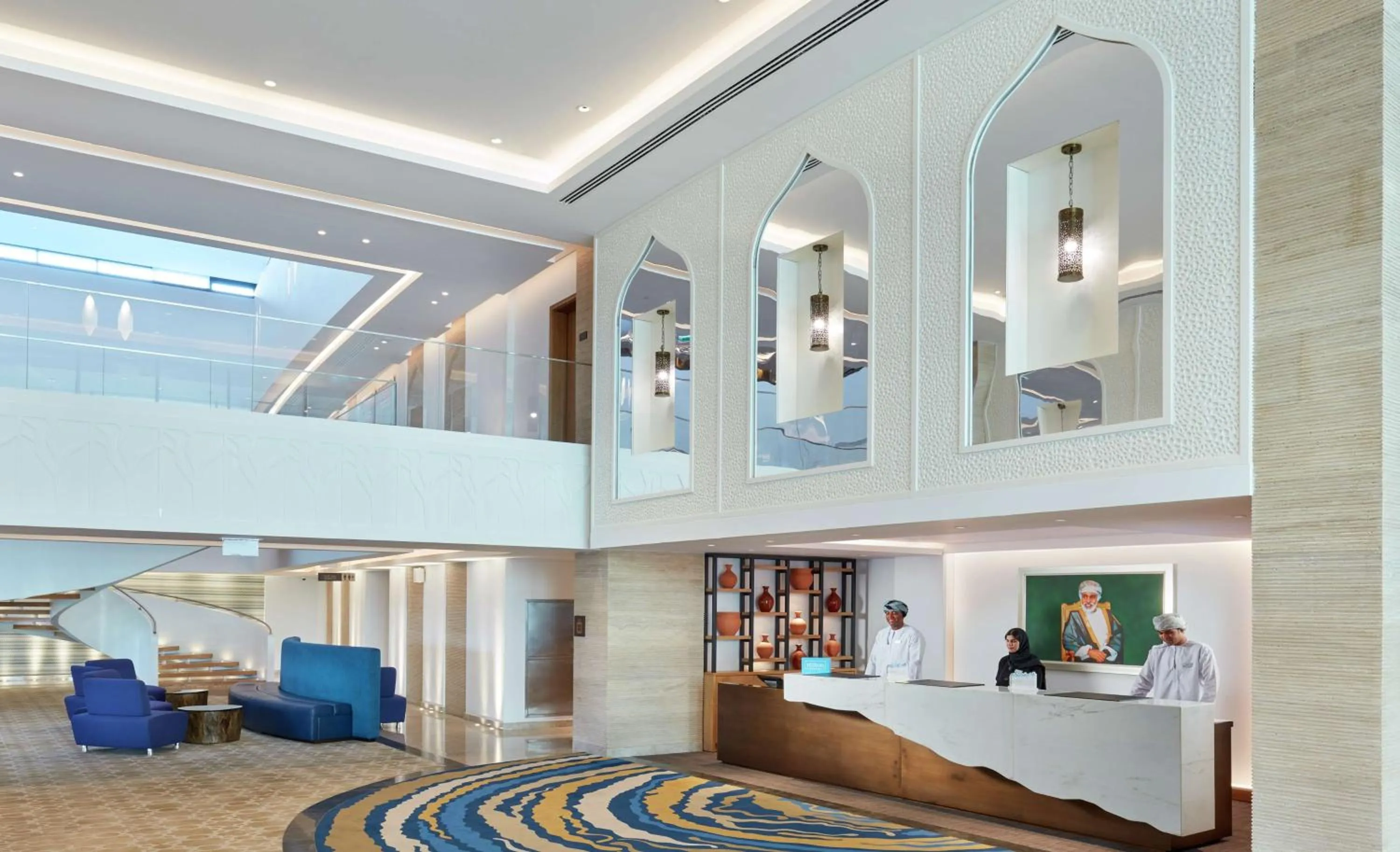 Lobby or reception in Hilton Garden Inn Muscat Al Khuwair