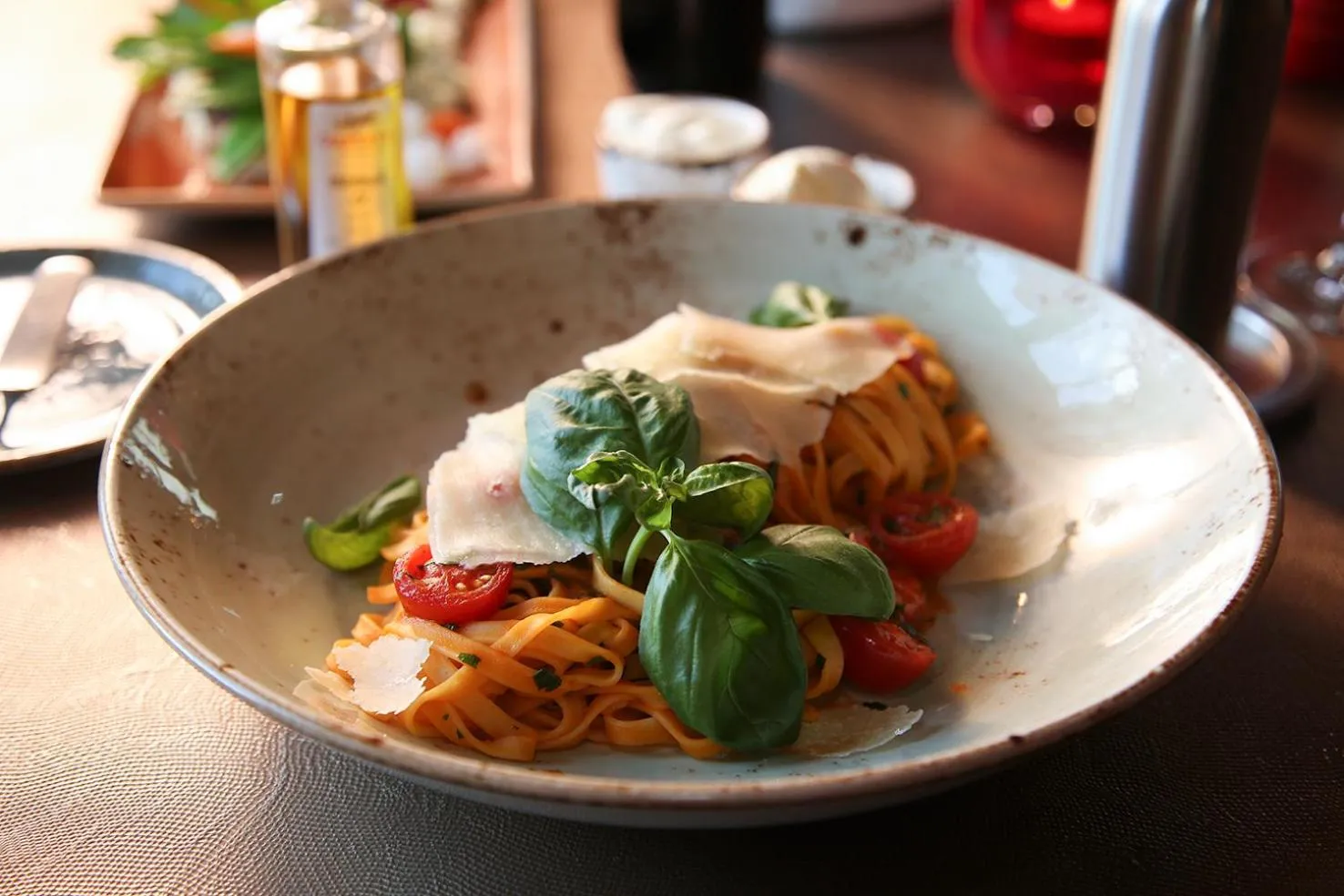 Food close-up in Altes Stahlwerk Business & Lifestyle Hotel