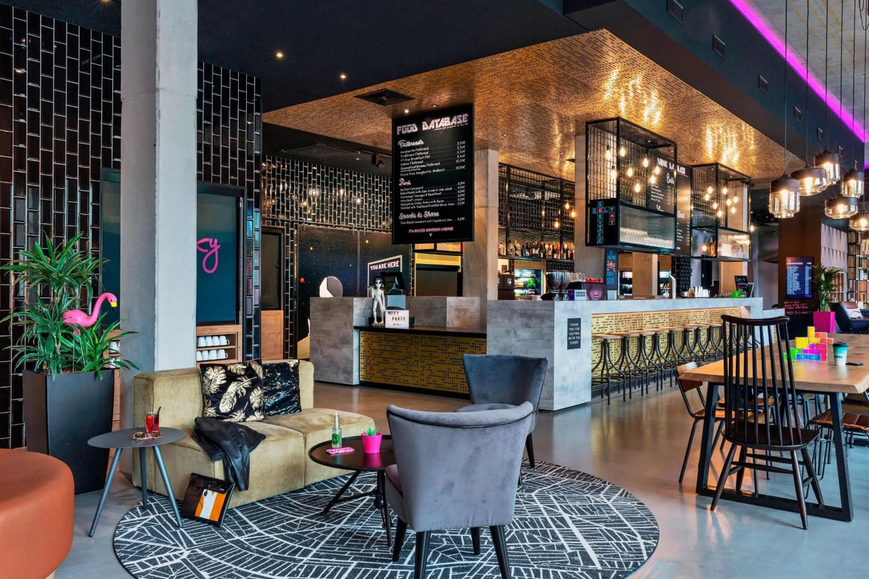 Lobby or reception in Moxy Darmstadt
