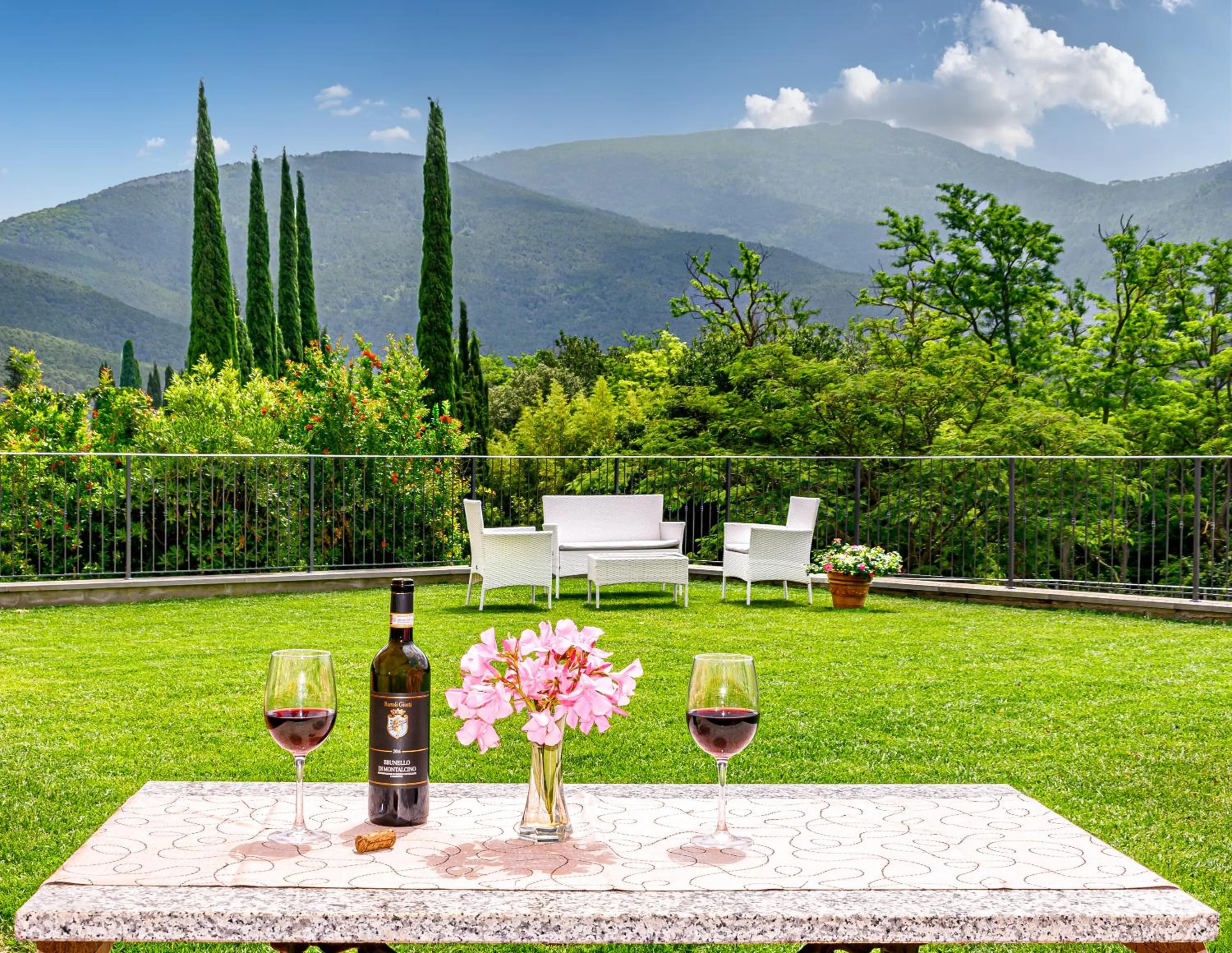 Balcony/Terrace in Hotel Villa Rinascimento