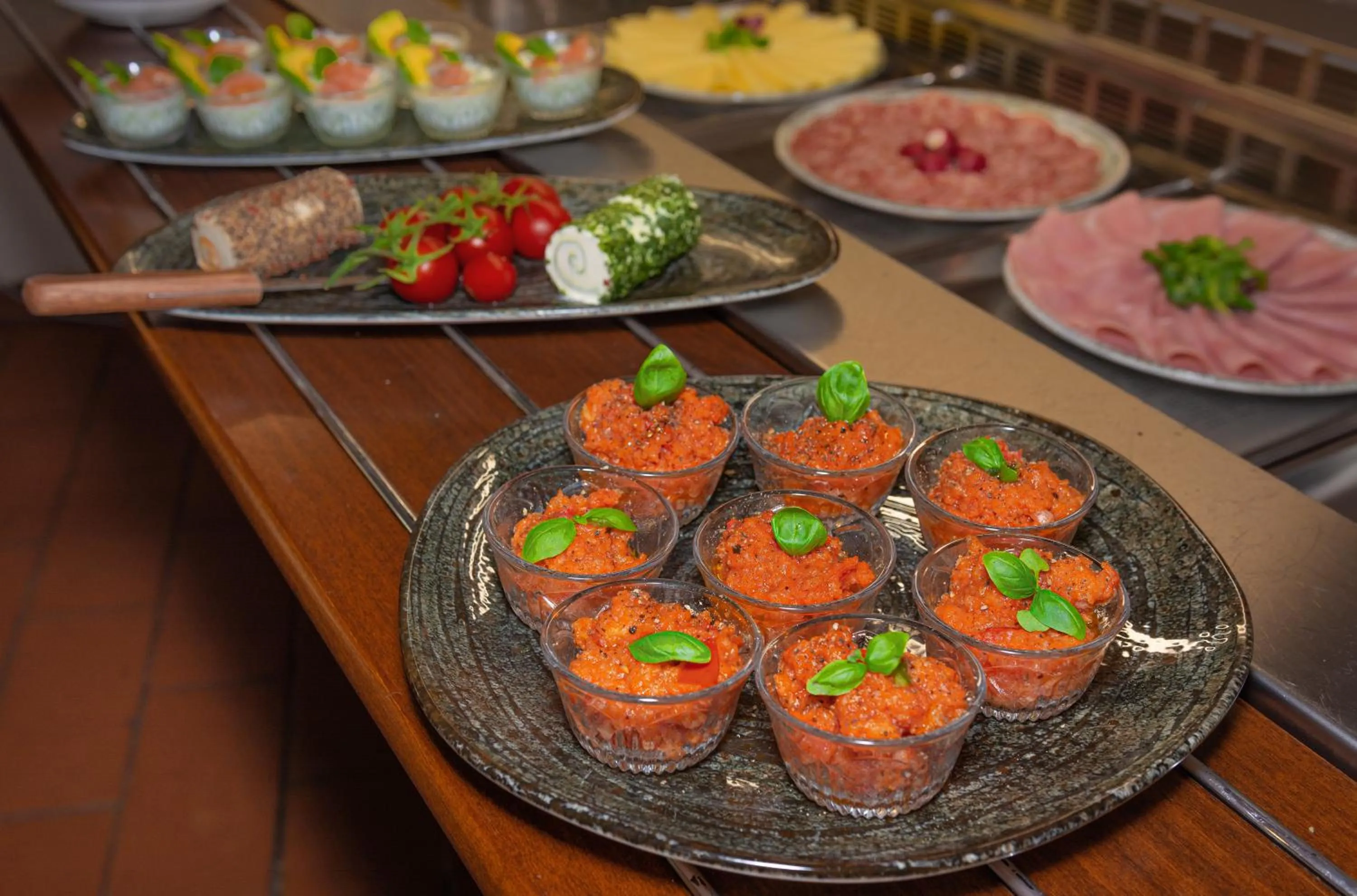 Buffet breakfast in Hotel Villa Rinascimento