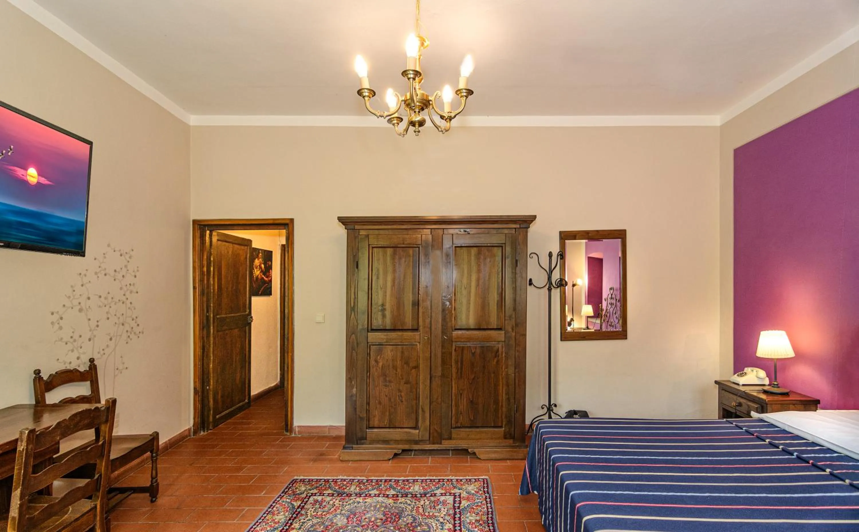 Bedroom, Bed in Hotel Villa Rinascimento