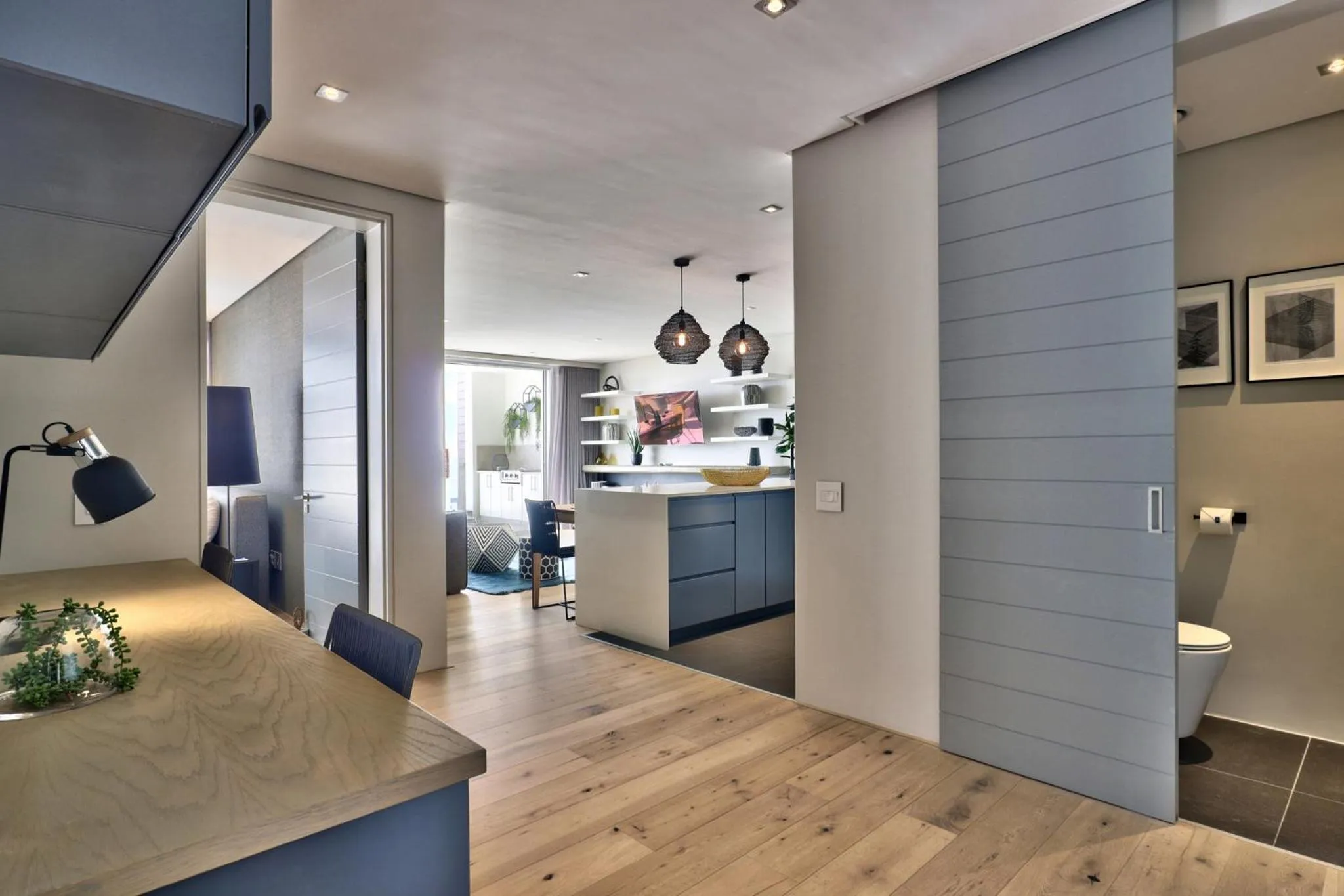 kitchen in Elements Luxury Suites by Totalstay