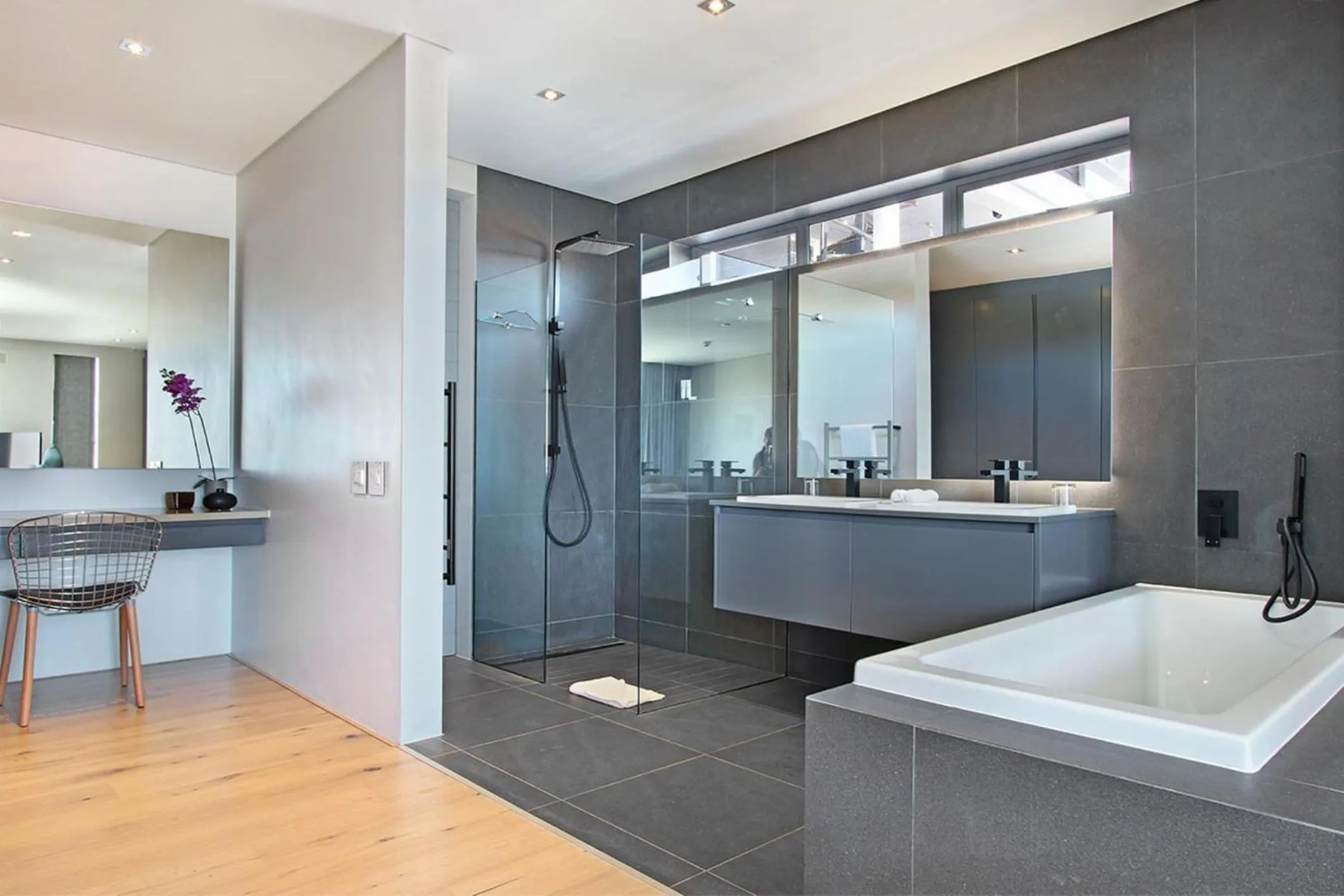 Shower in Elements Luxury Suites by Totalstay