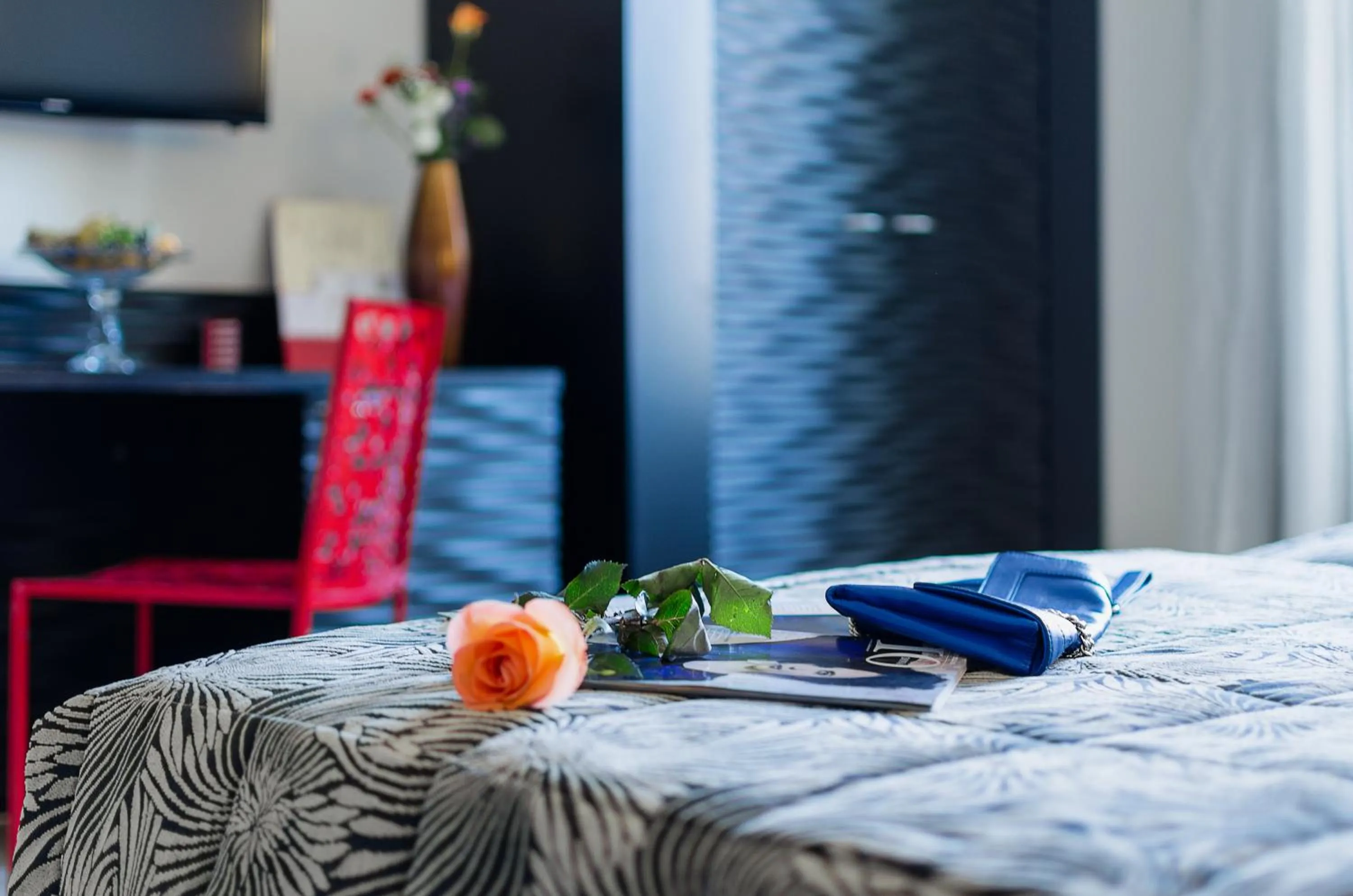 Bedroom, Bed in Hotel Garibaldi