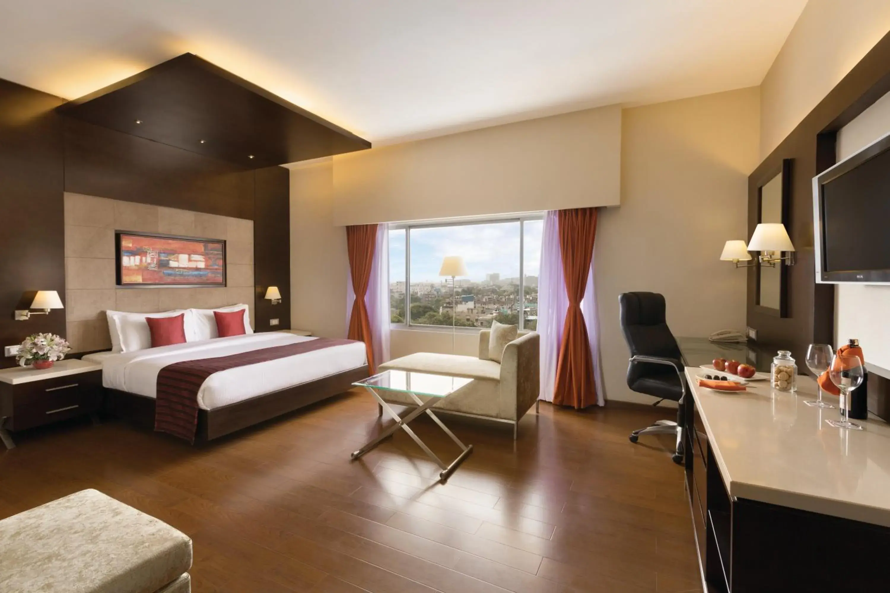 Deluxe King Non-Smoking Room - single occupancy - Book & Unlock Exclusive Deals in Ramada by Wyndham Chennai Egmore Deluxe King Non-Smoking Room - single occupancy - Book & Unlock Exclusive Deals in Ramada by Wyndham Chennai Egmore
