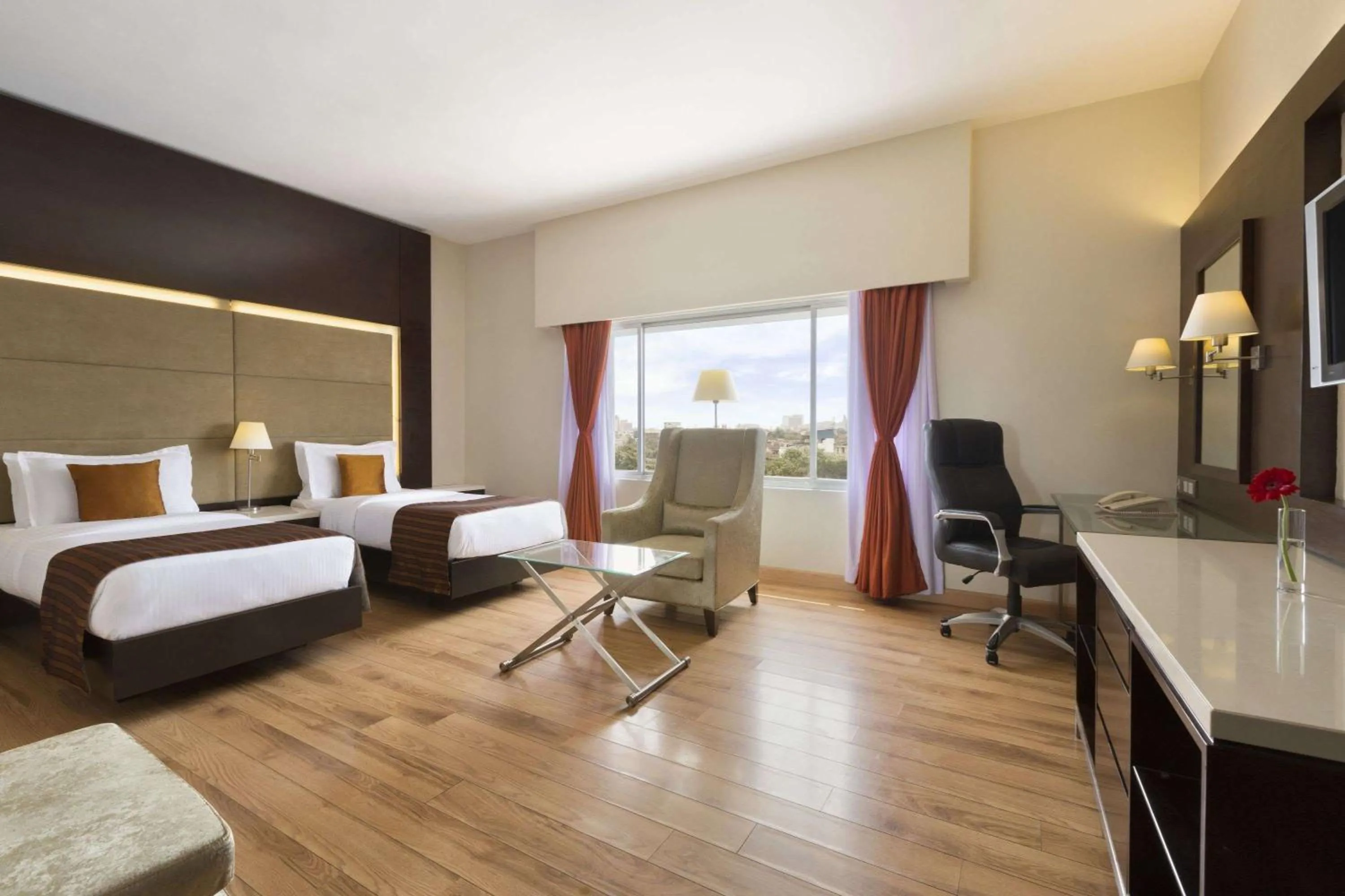 Photo of the whole room, Bed in Ramada by Wyndham Chennai Egmore