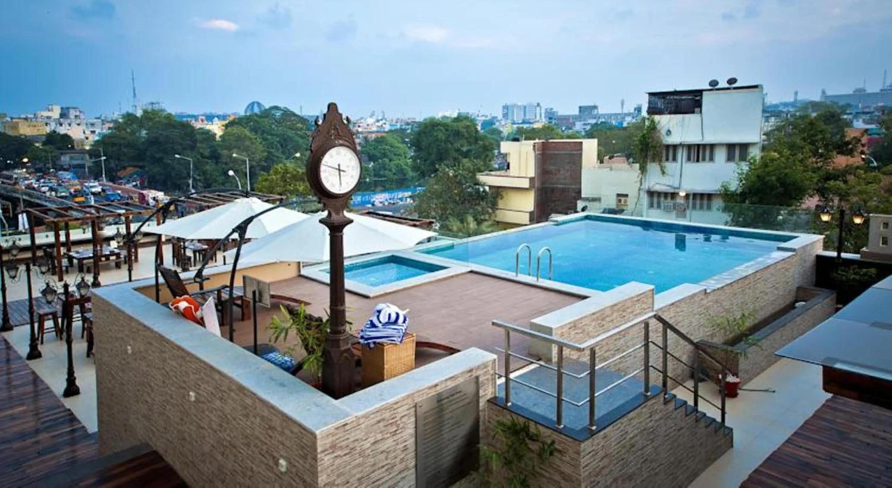 Swimming pool in Ramada by Wyndham Chennai Egmore