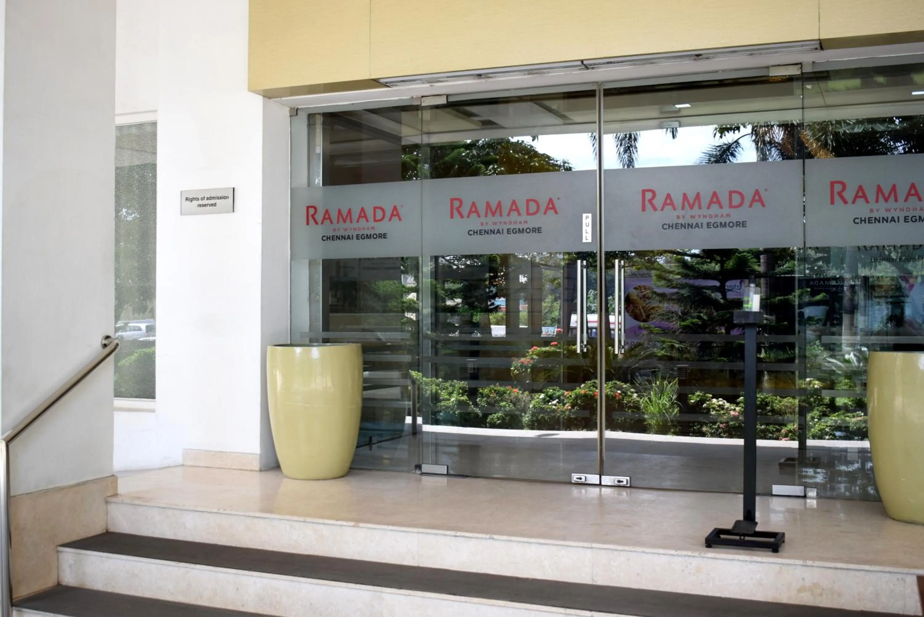 Facade/entrance in Ramada by Wyndham Chennai Egmore