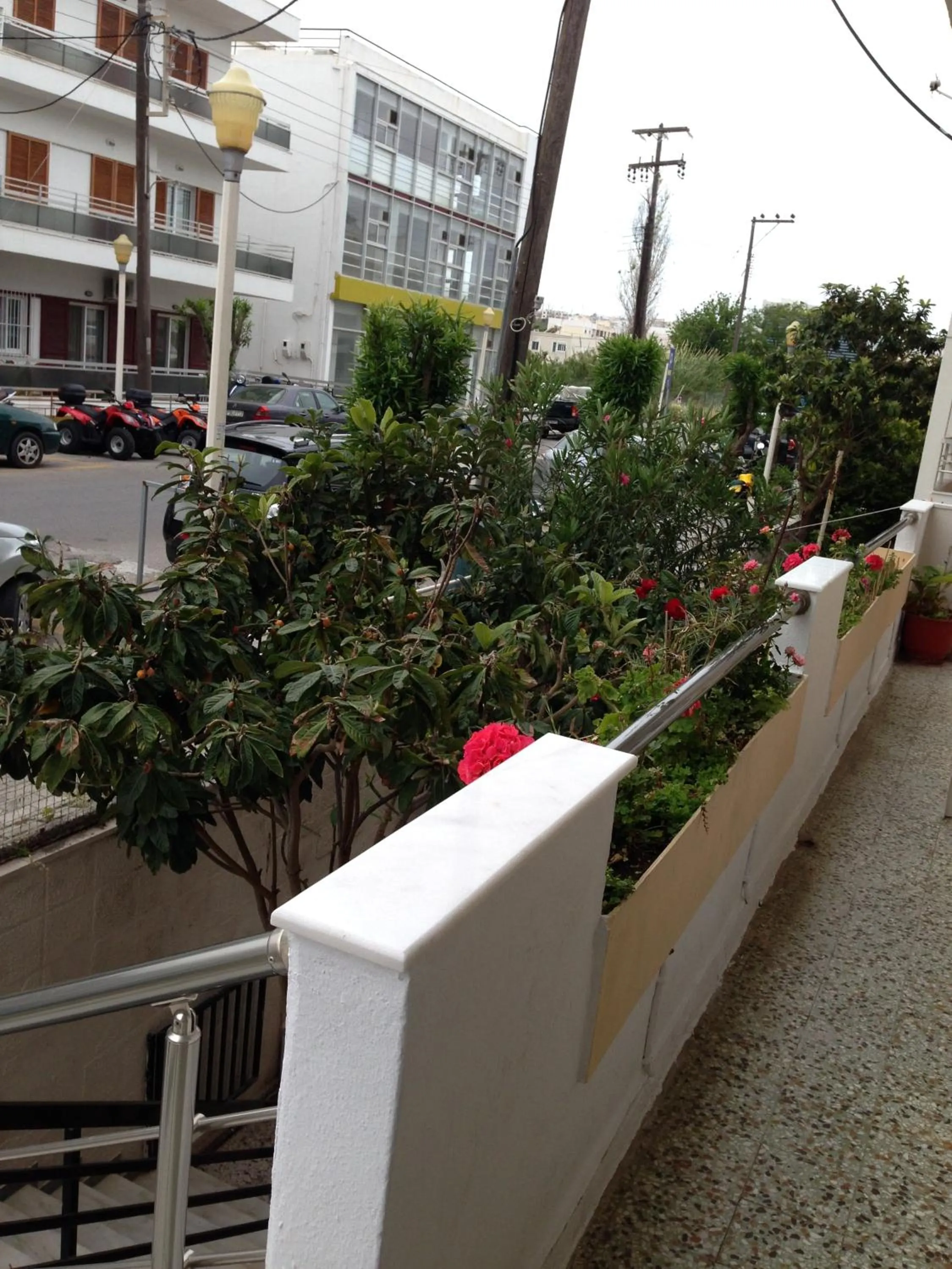 Balcony/Terrace in Zefyros Hotel