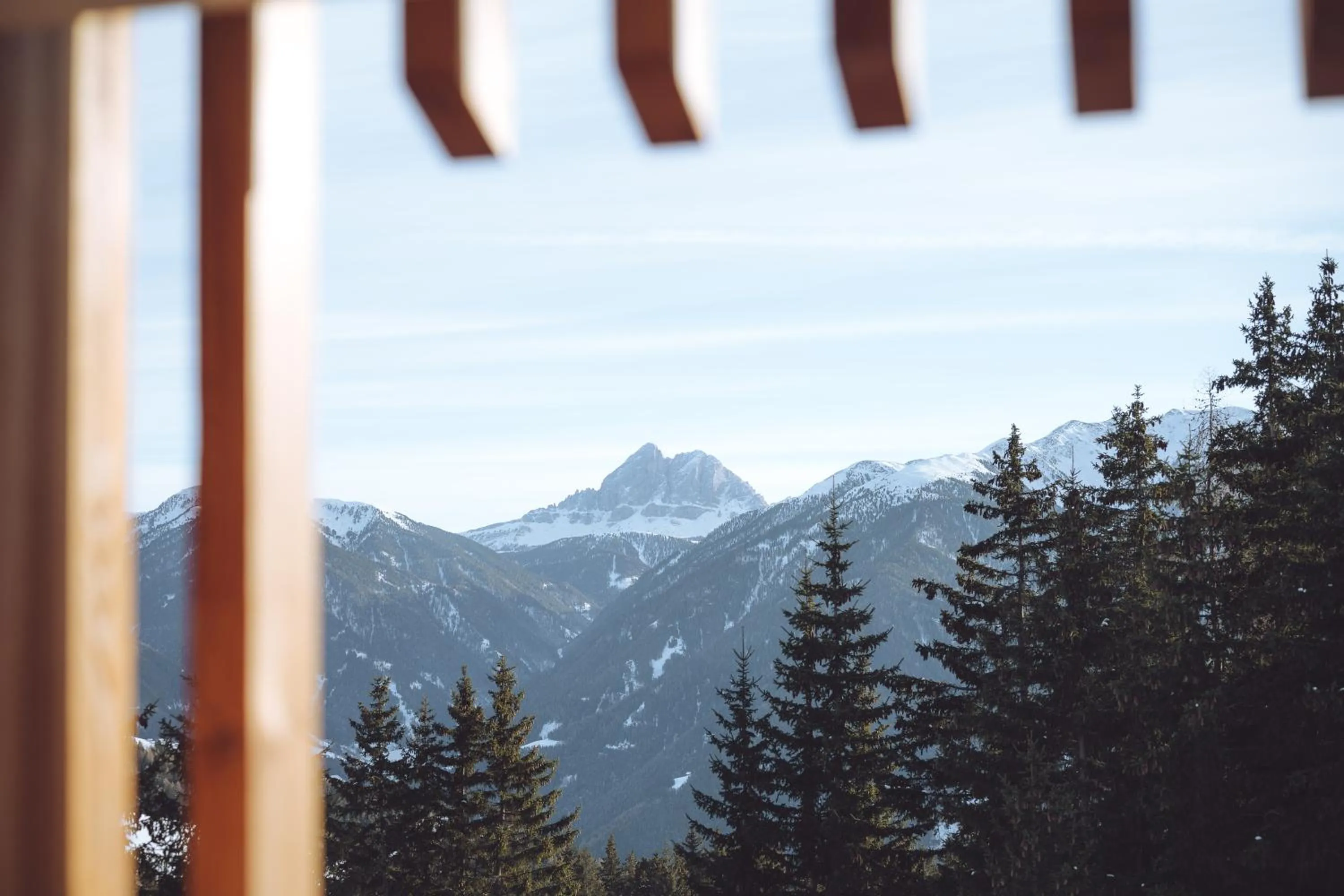 Mountain view in Oberhauser Hütte Rodenecker - Lüsner Alm
