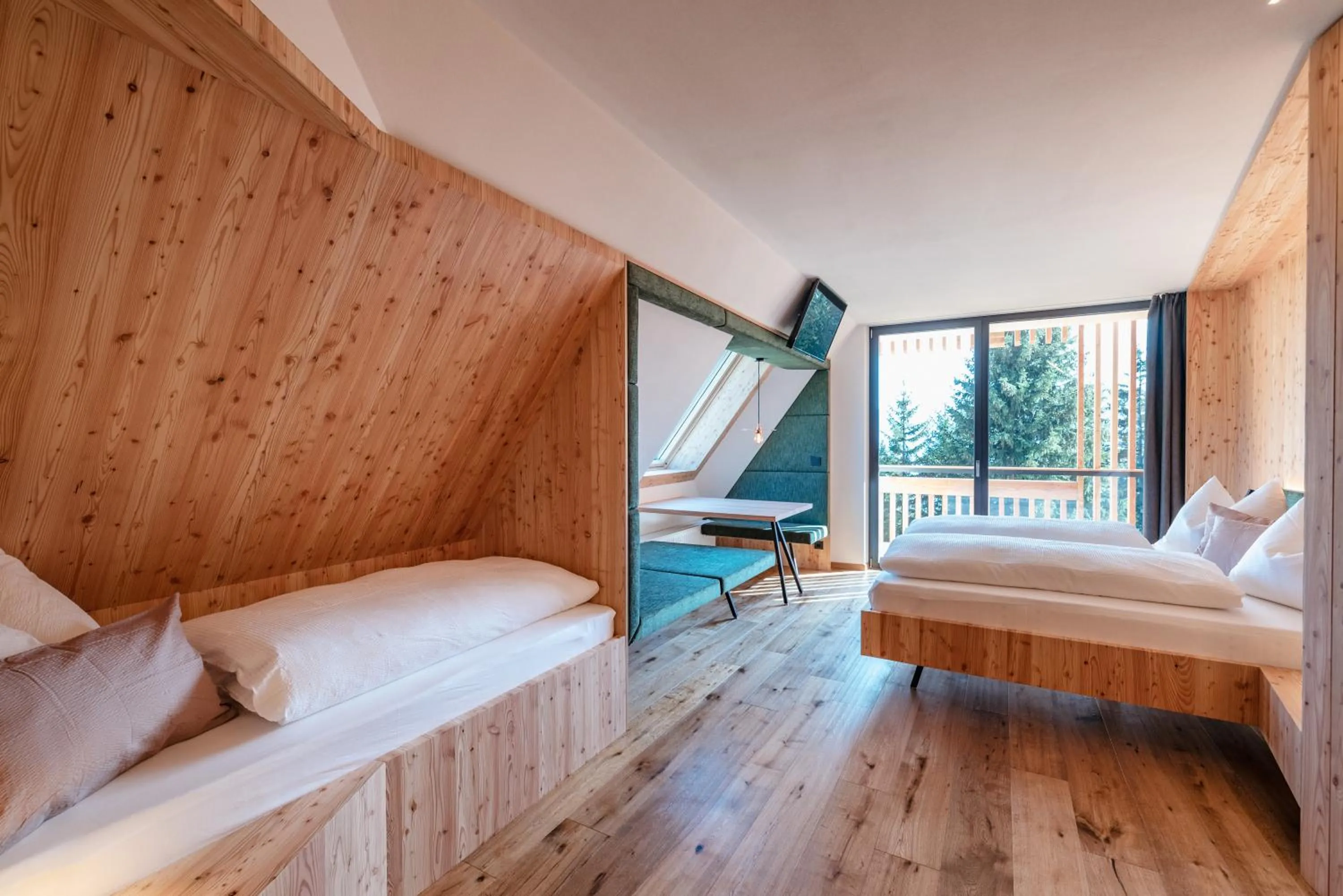 Bed in Oberhauser Hütte Rodenecker - Lüsner Alm