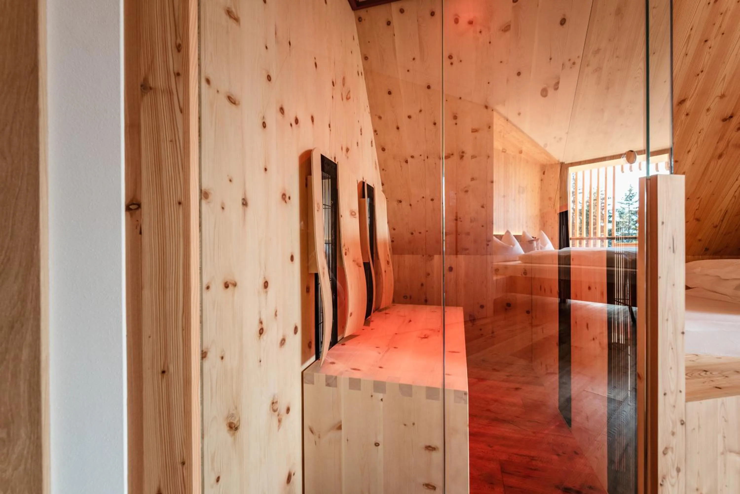 Sauna, Bed in Oberhauser Hütte Rodenecker - Lüsner Alm