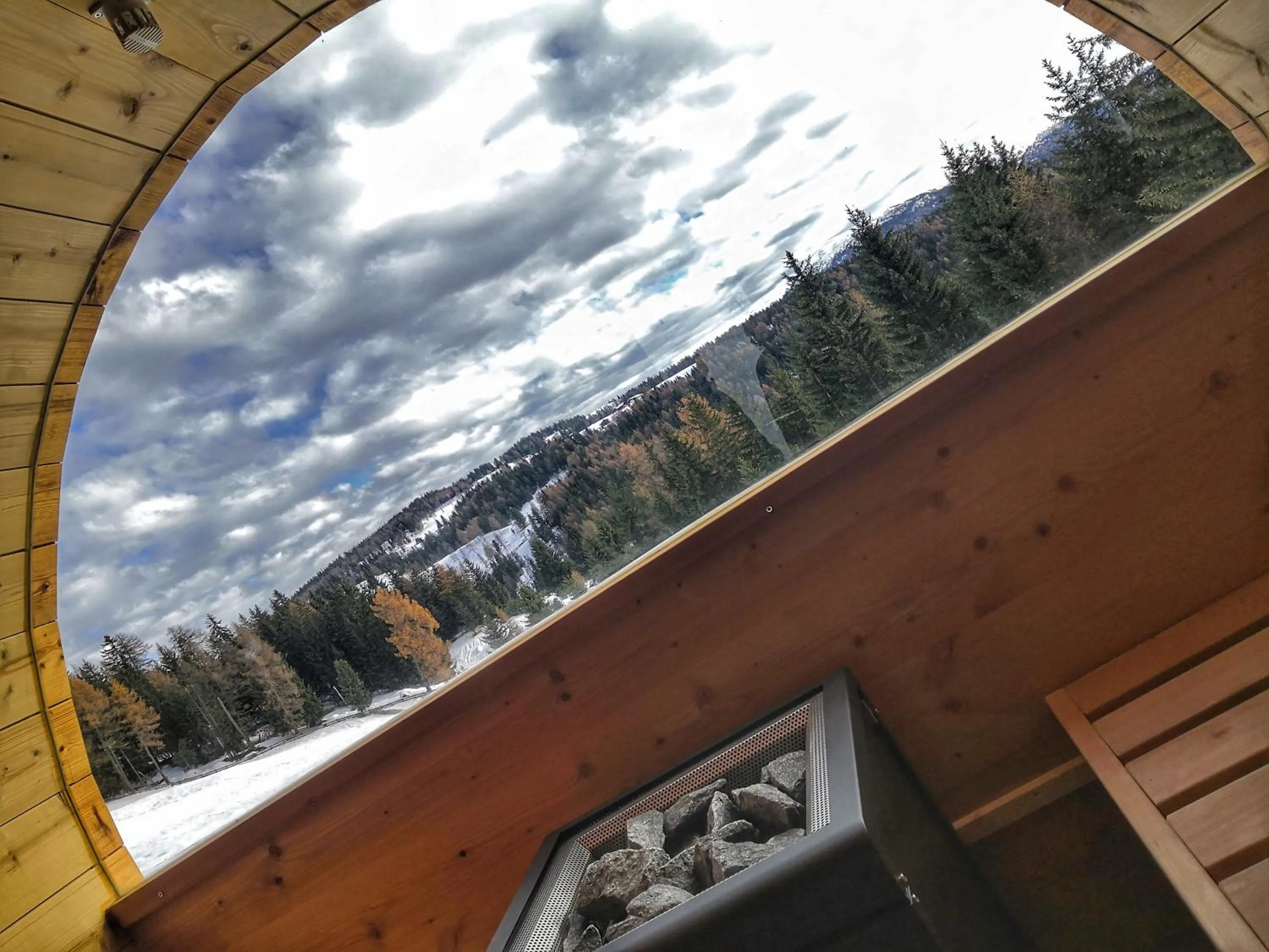 Winter in Oberhauser Hütte Rodenecker - Lüsner Alm