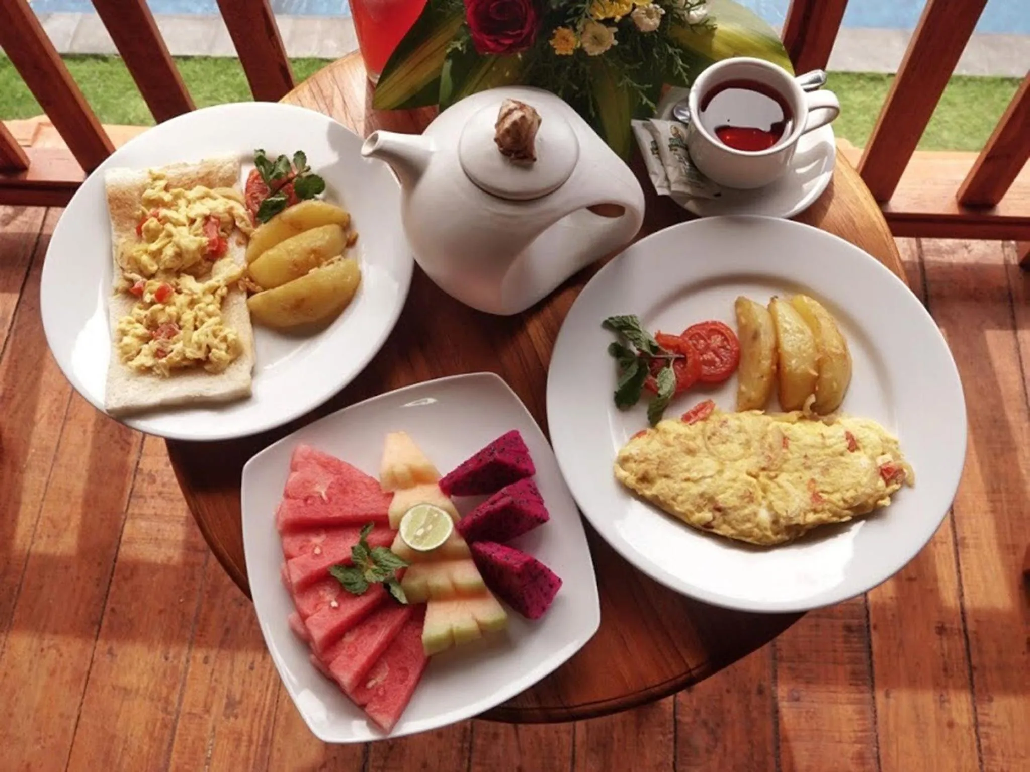 Breakfast in D'jineng Rice Terrace Canggu