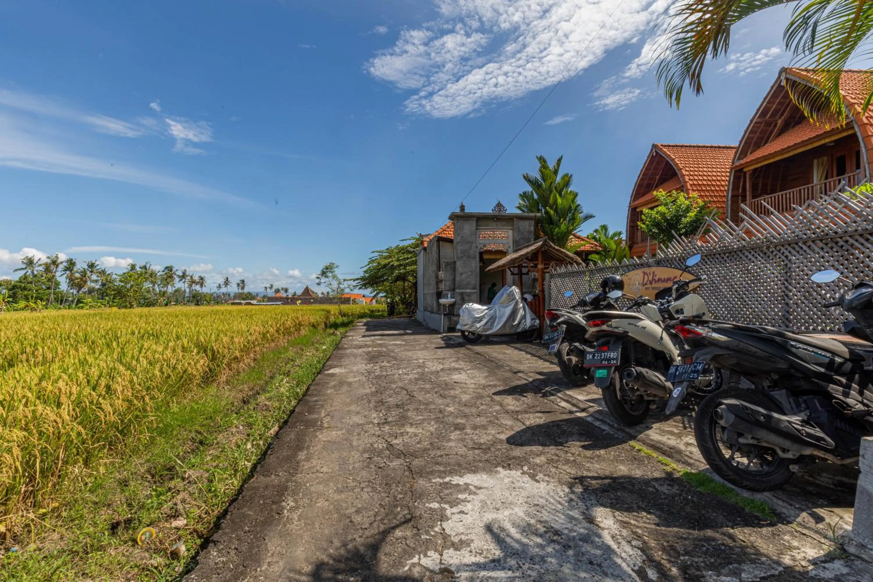 Parking in D'jineng Rice Terrace Canggu