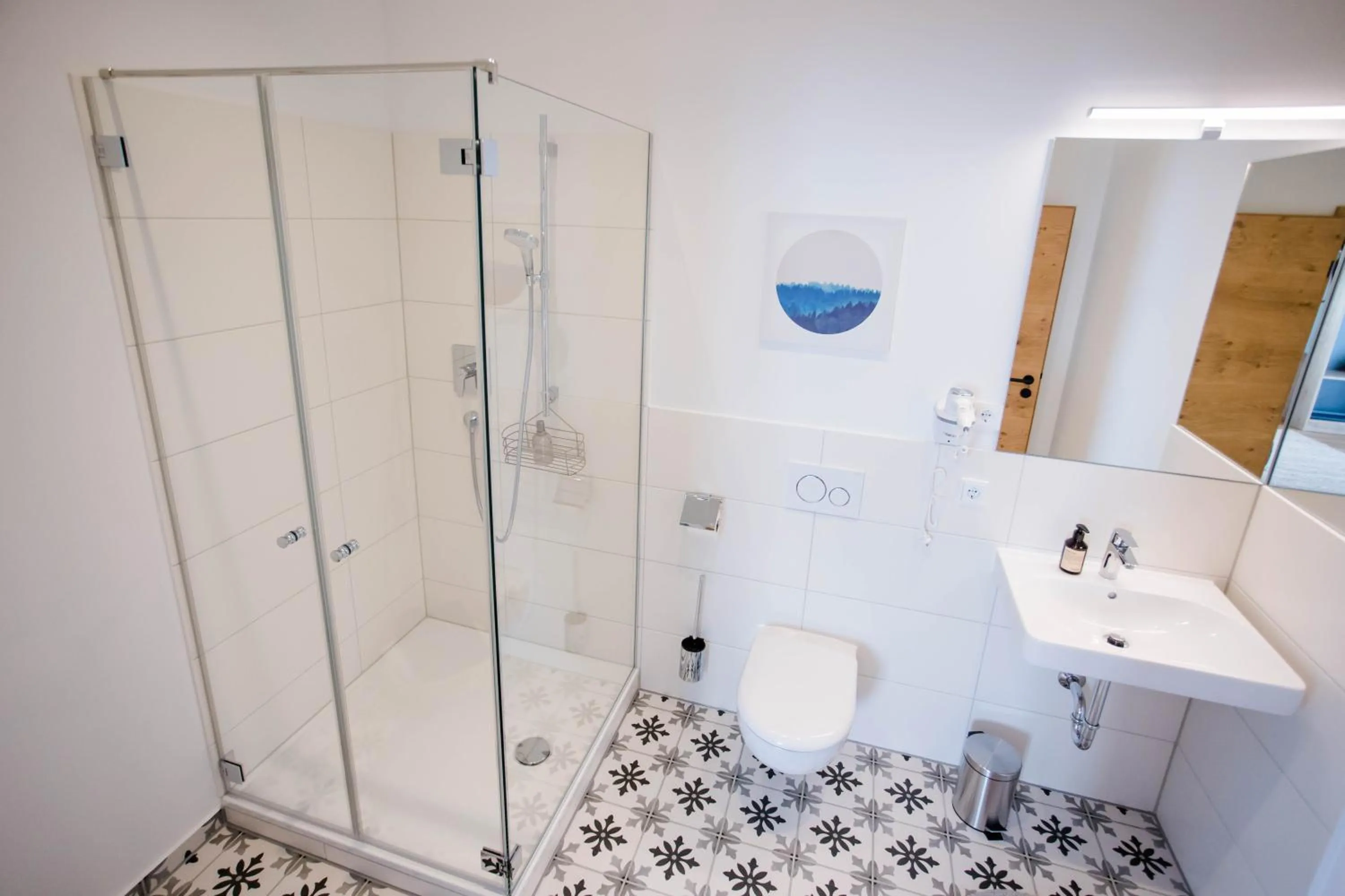 Shower in Stadthotel Freilassing