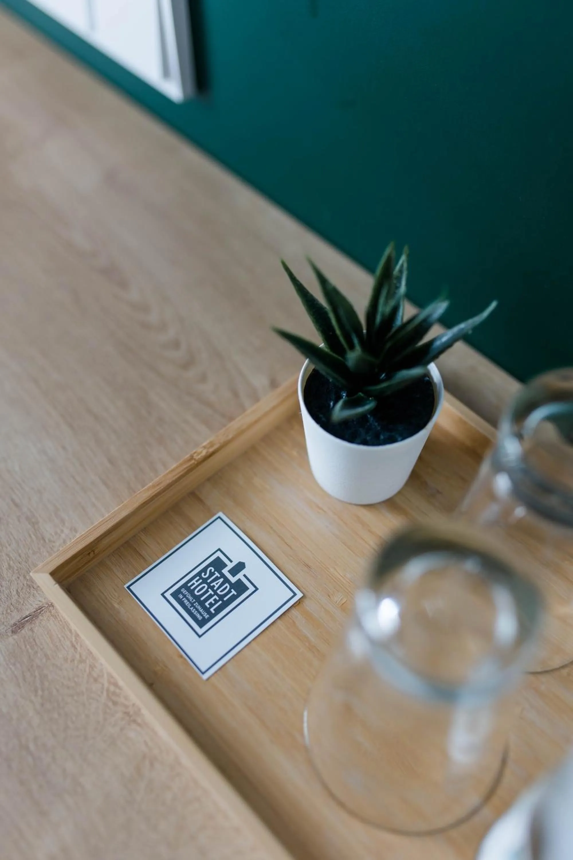 Text overlay in Stadthotel Freilassing