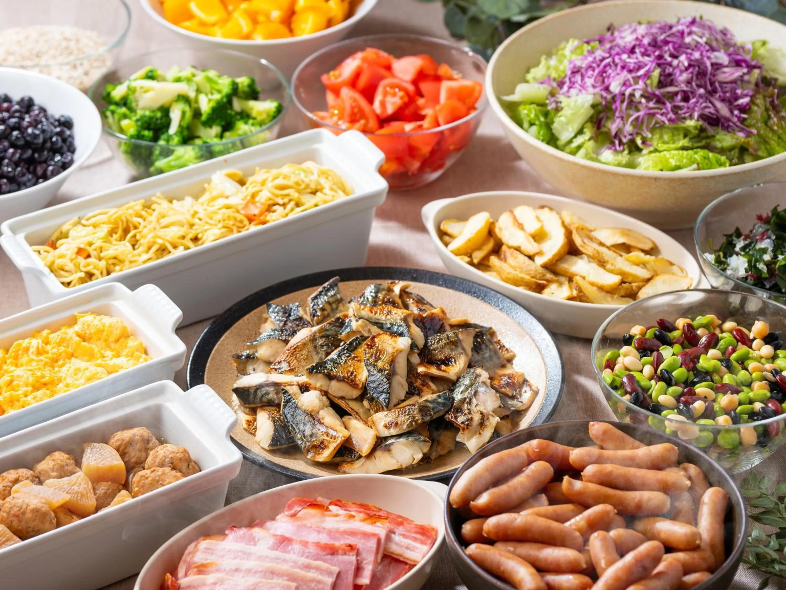 Buffet breakfast in APA Hotel PRIDE Akasaka Kokkaigijidomae