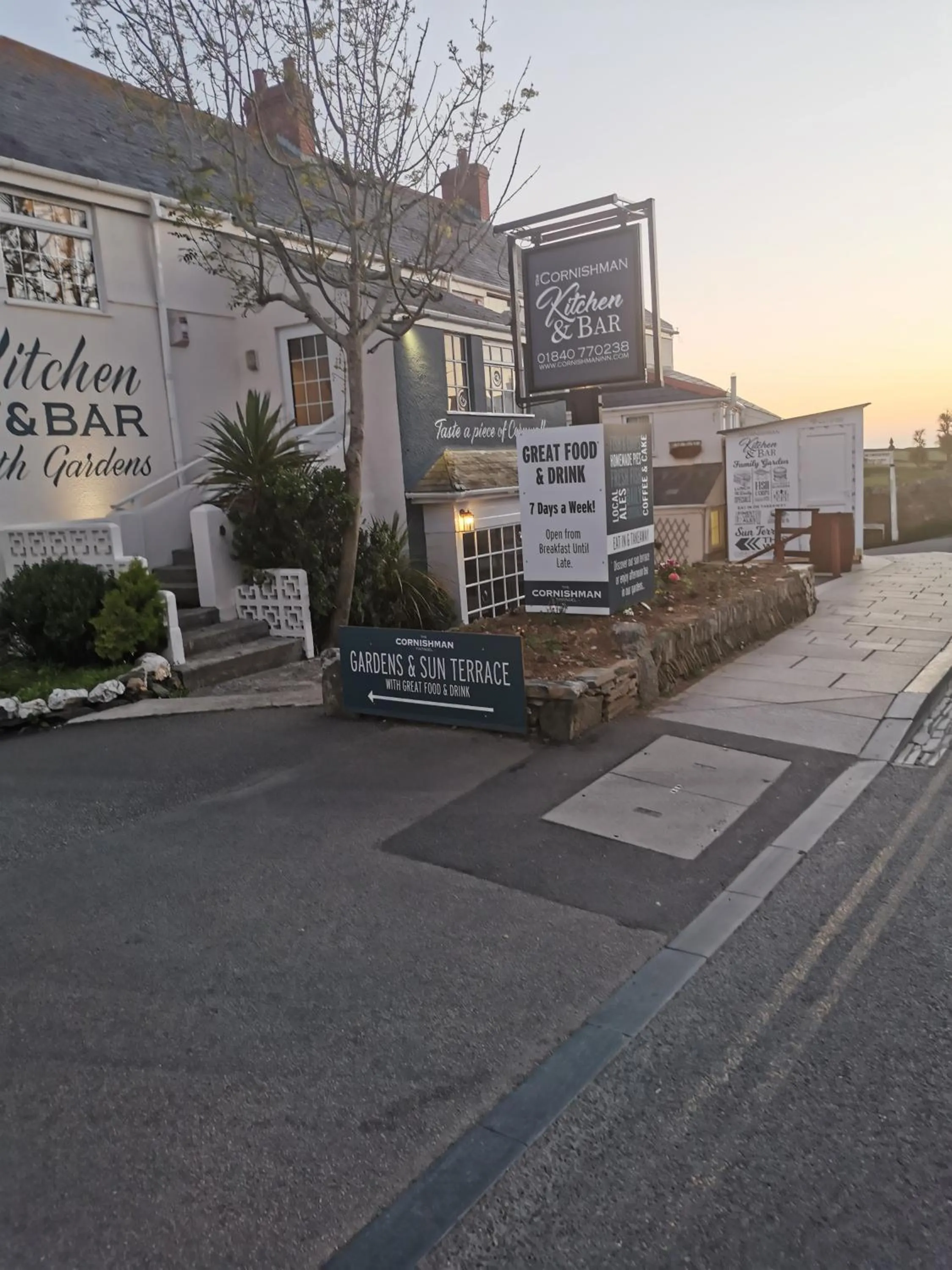 Property building in The Cornishman Inn